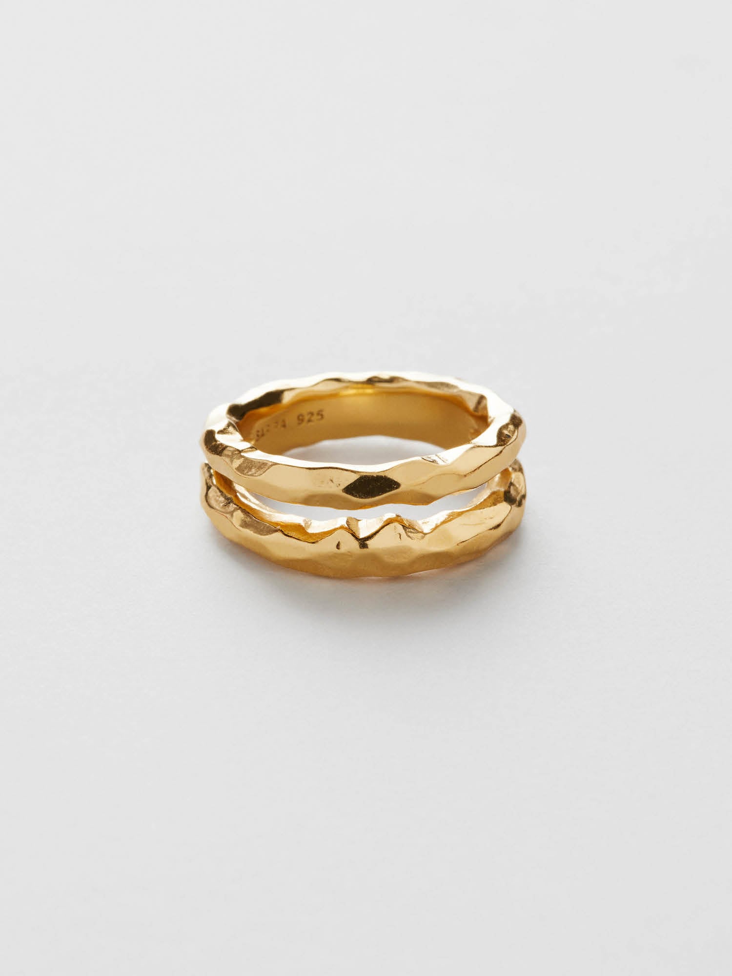 Double Hammered Ring bild 2