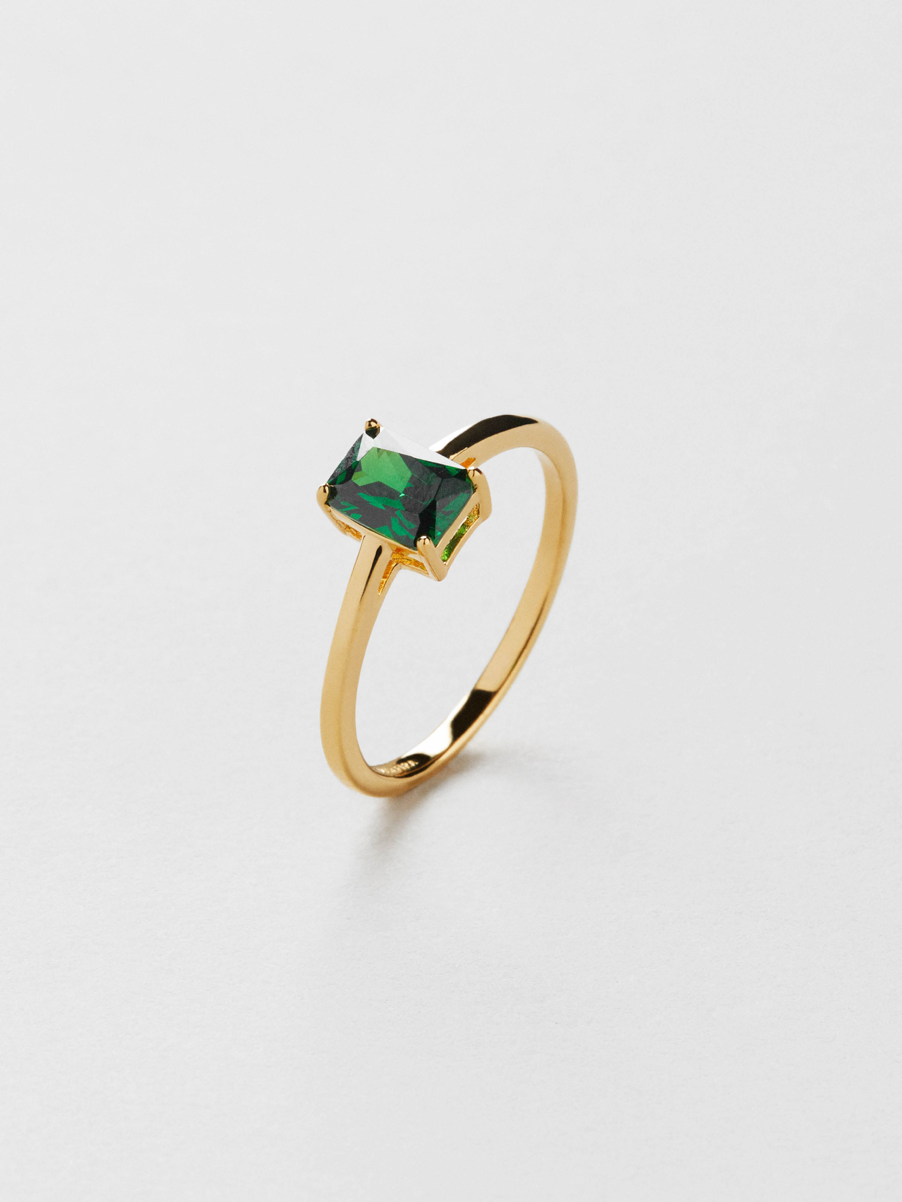 Camille Emerald Ring