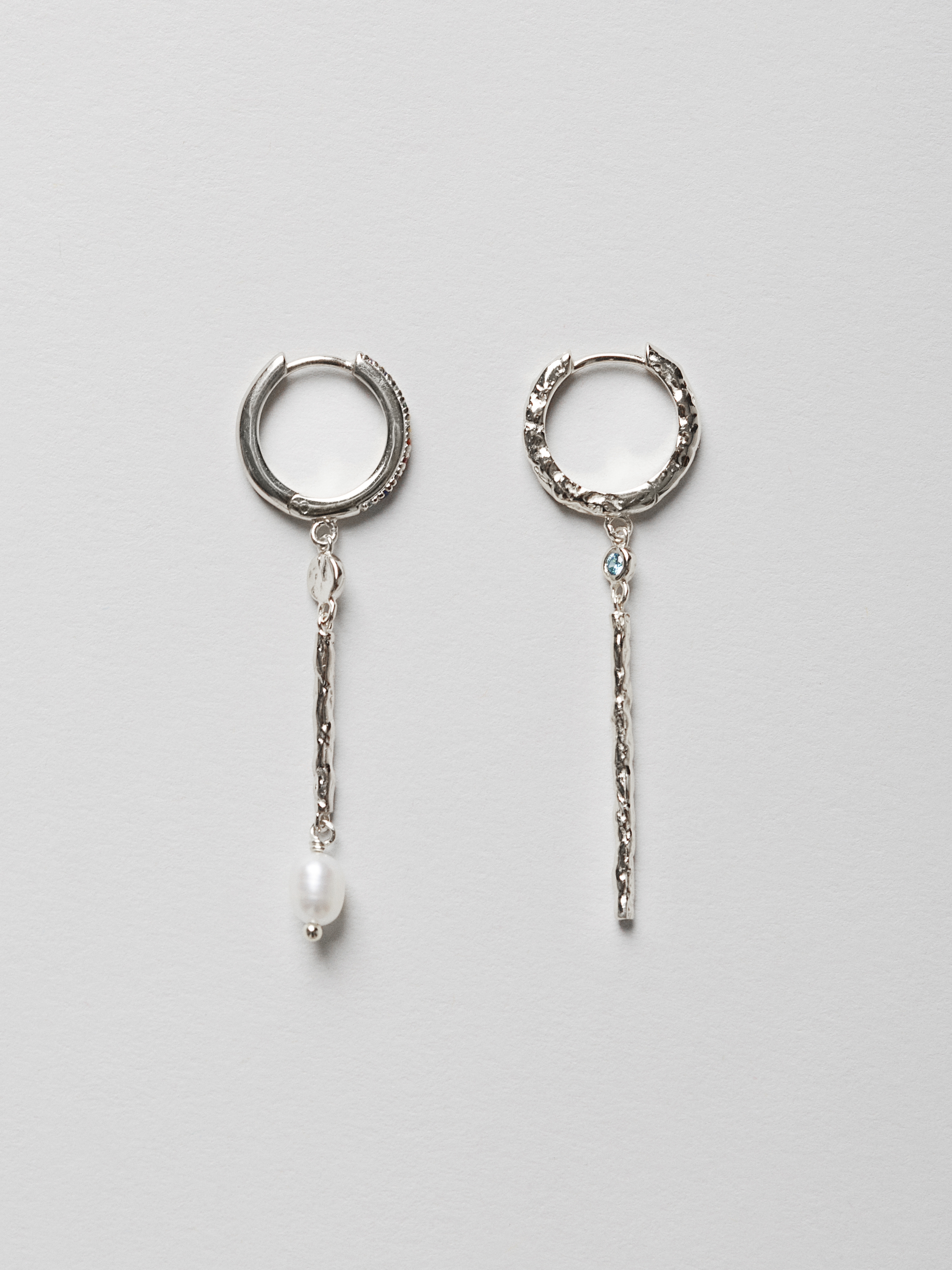 Ohrringe Für 2 Ohrlöcher Mit Kette Carla Kreol-Ohrringe | Safira