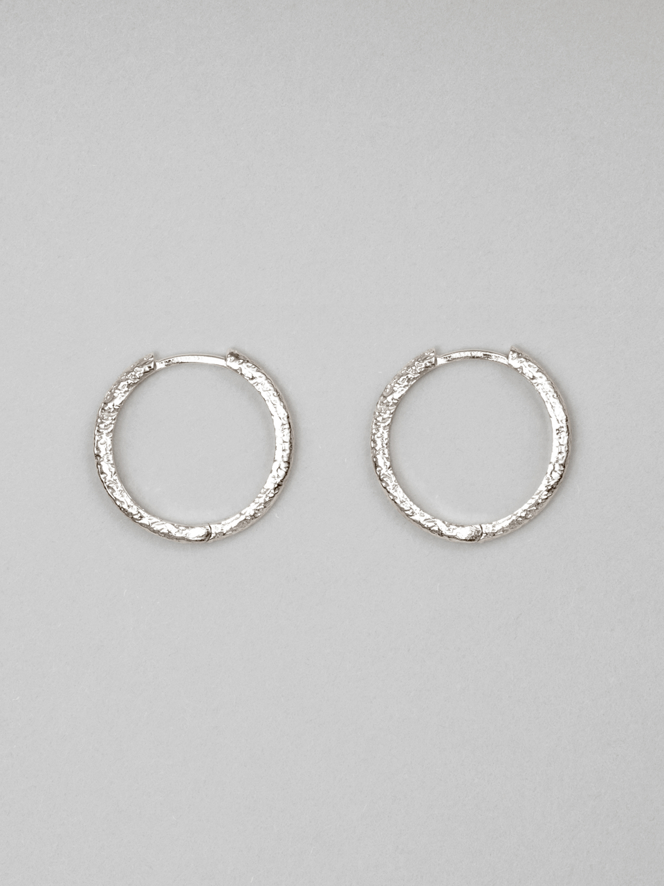 Nima 20mm Hoops Sterling Silver