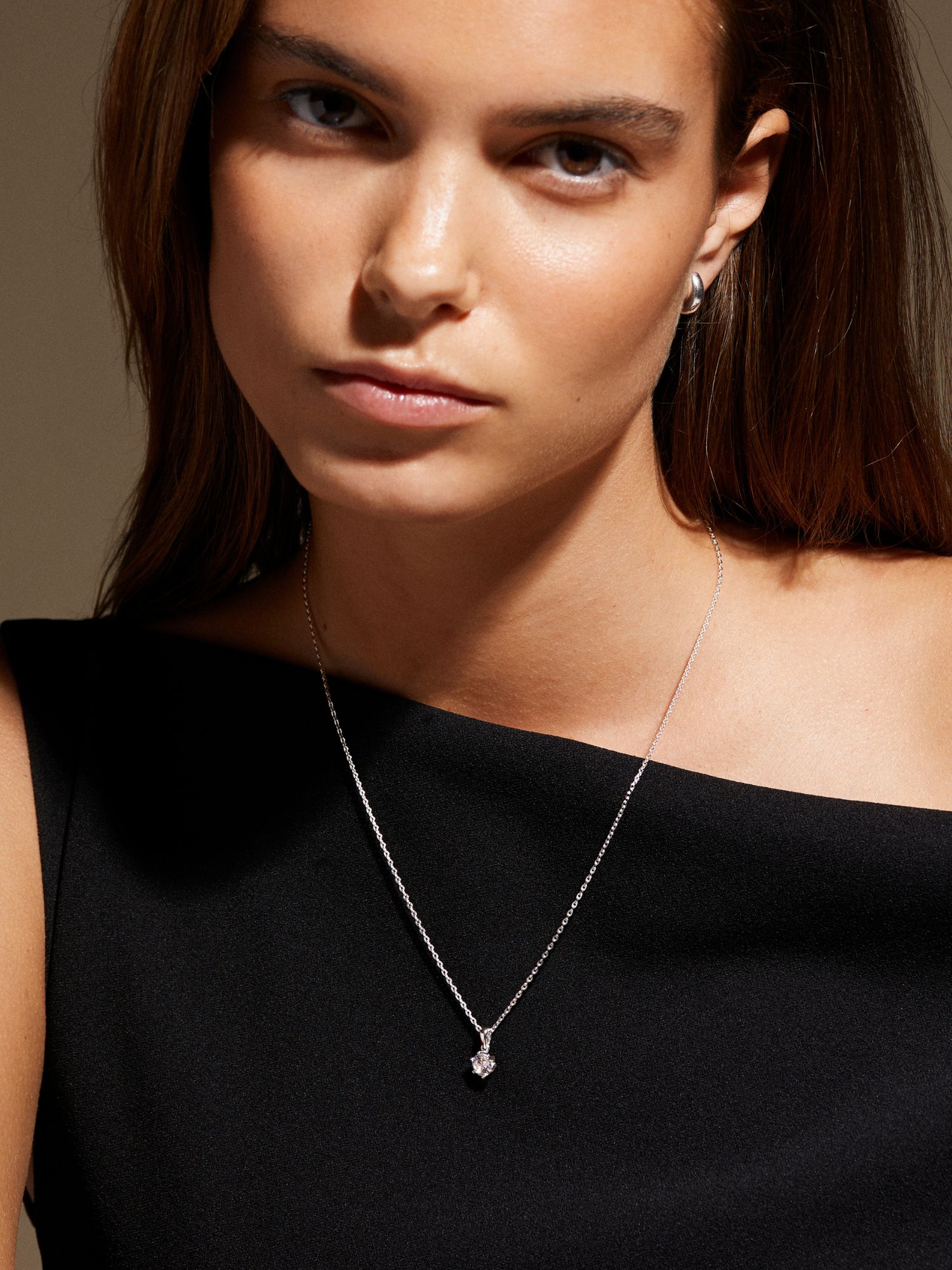 【TATIANA】(Silver925) Glim Pebble Long Necklace MUSINSA | TATIANA (Silver 925) Heart Tail Y Line Necklace NZ2425