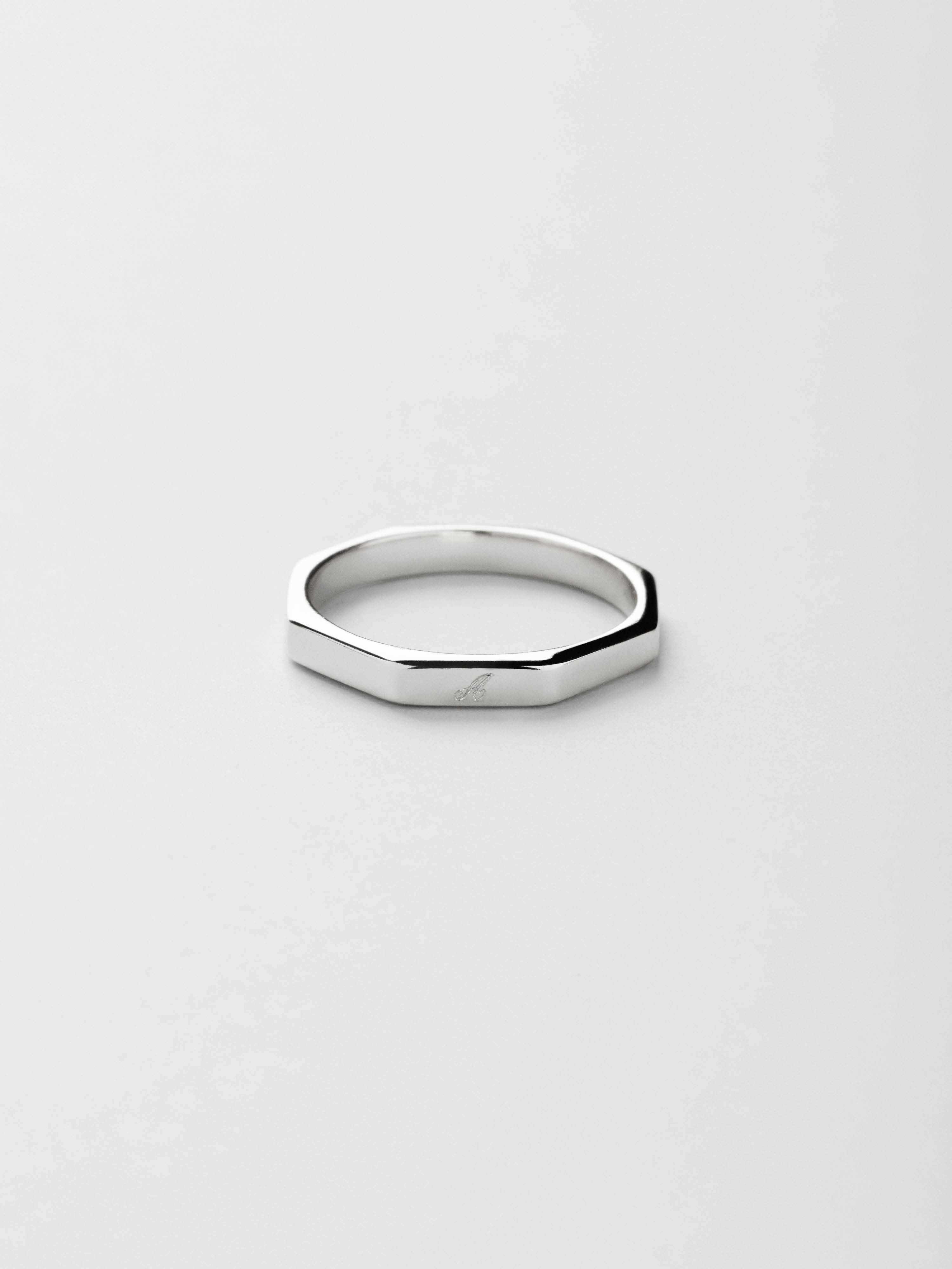 Octagon Ring Gravyr bild 4