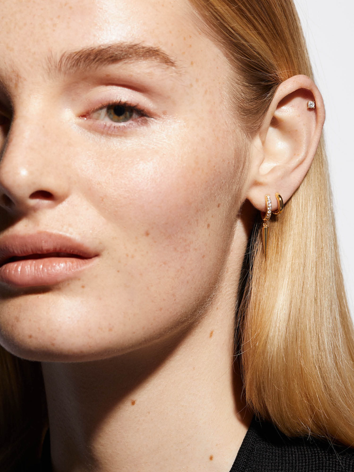 Bling Spike Hoops bild 3