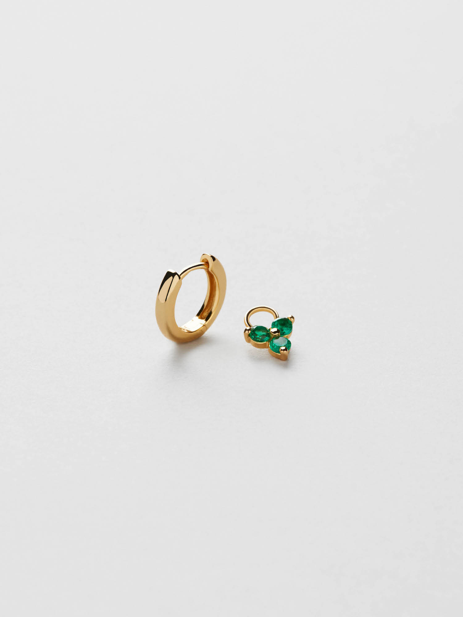 Emerald Cluster Single Hoop bild 4