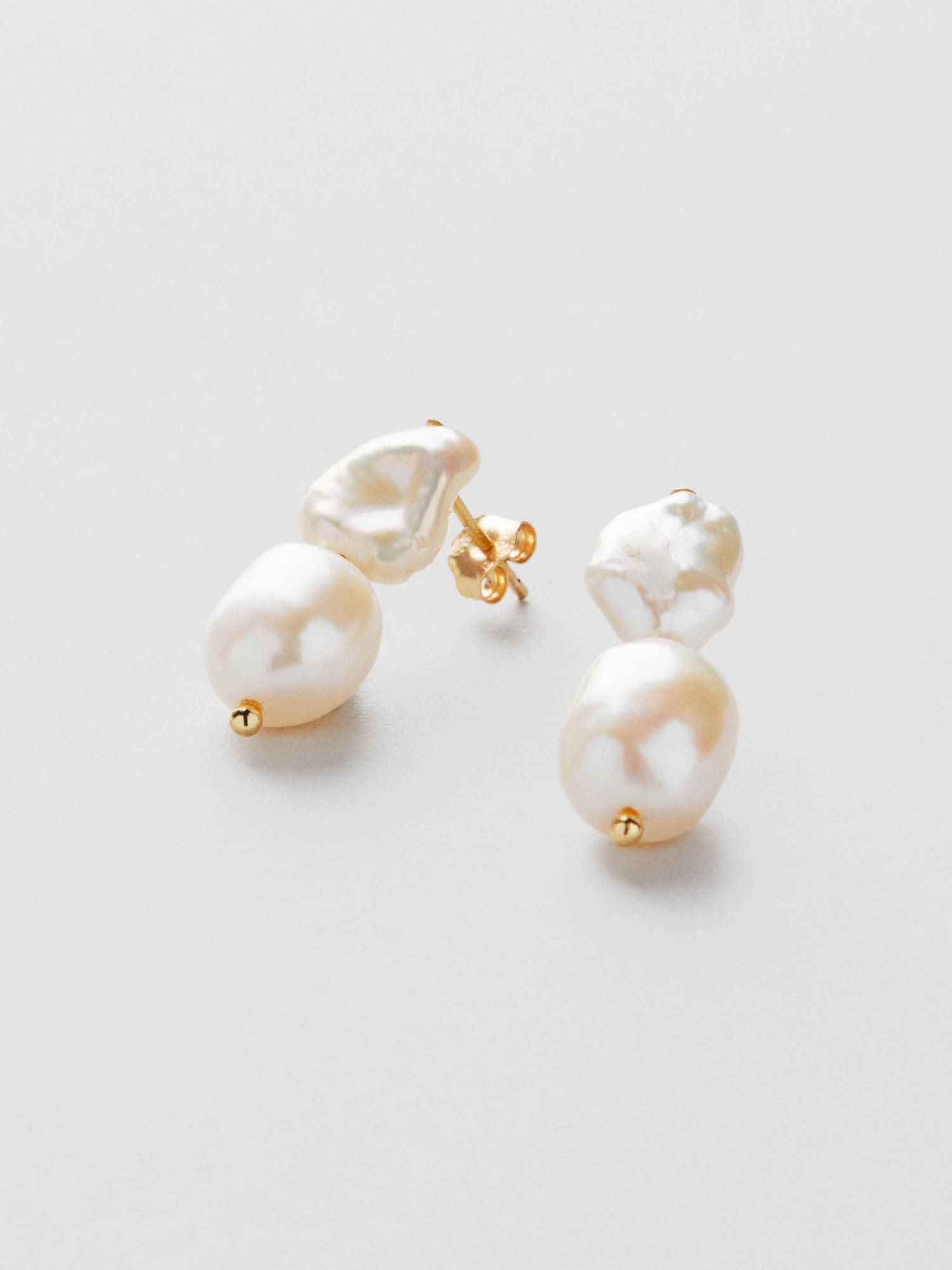 【HYERES LOR】25SS★ H Edition SL Pearl 1Touch Earrings 12mm Minna Pearl Earrings