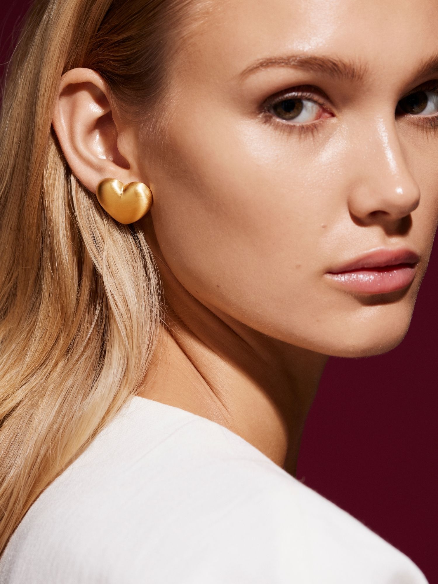 【HYERES LOR】23SS★ H Heart Silver(Y) Color Enamel Earring Le Coeur Heart Torn Earrings | Silver – Parlour X