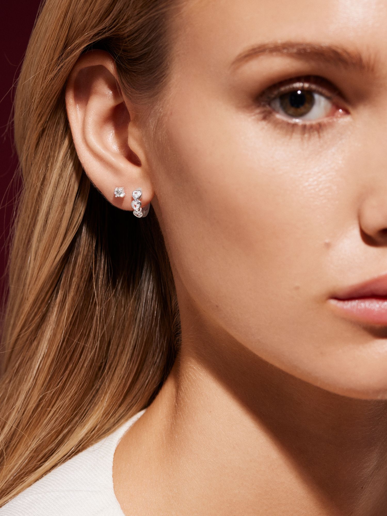 Bezel Hearts Hoops bild 4