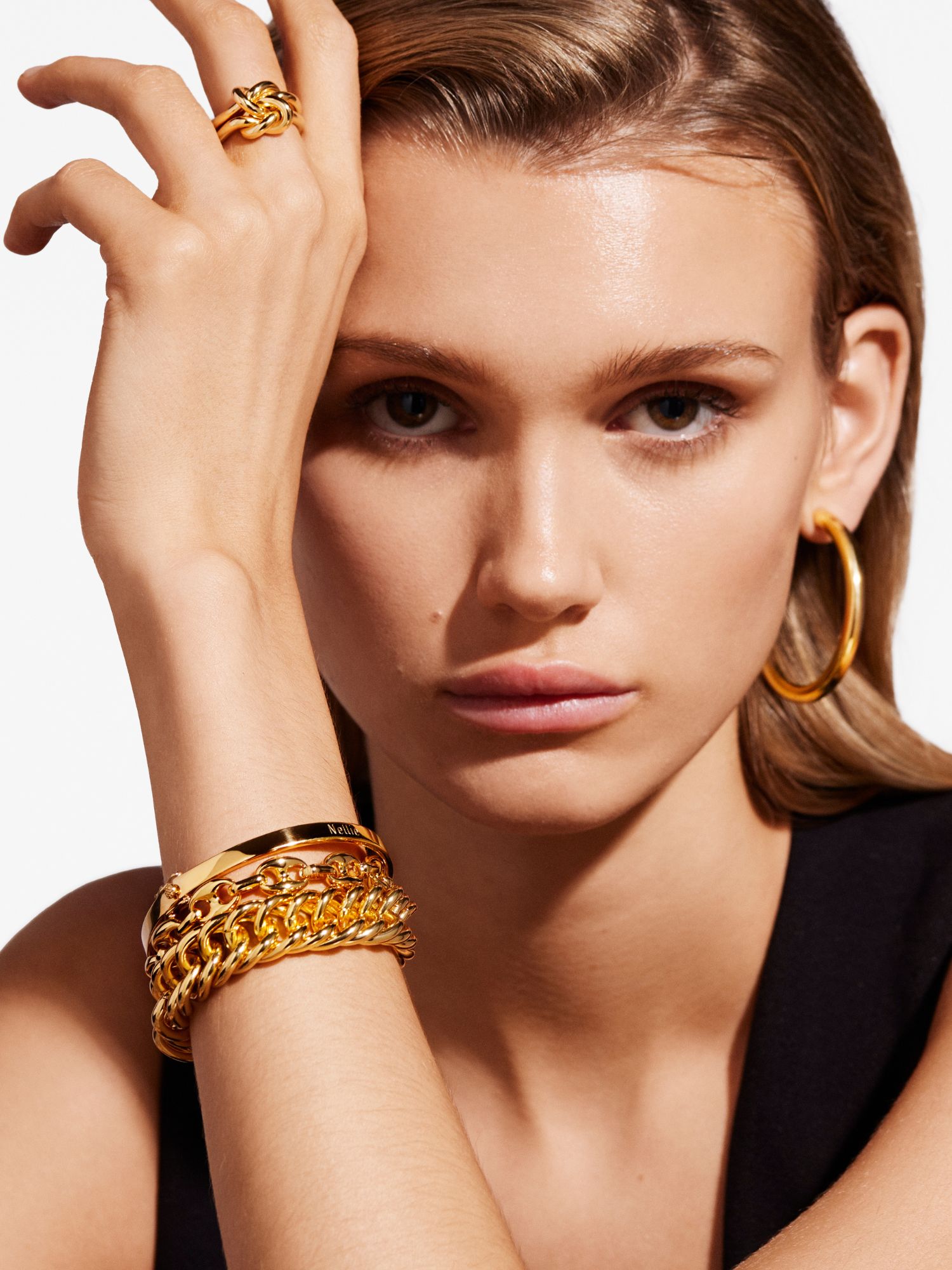 Double Curb Chain Armband bild 4