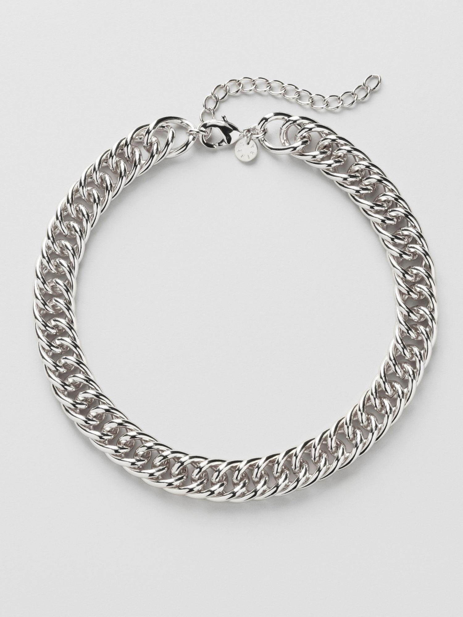 Double Curb Chain Necklace