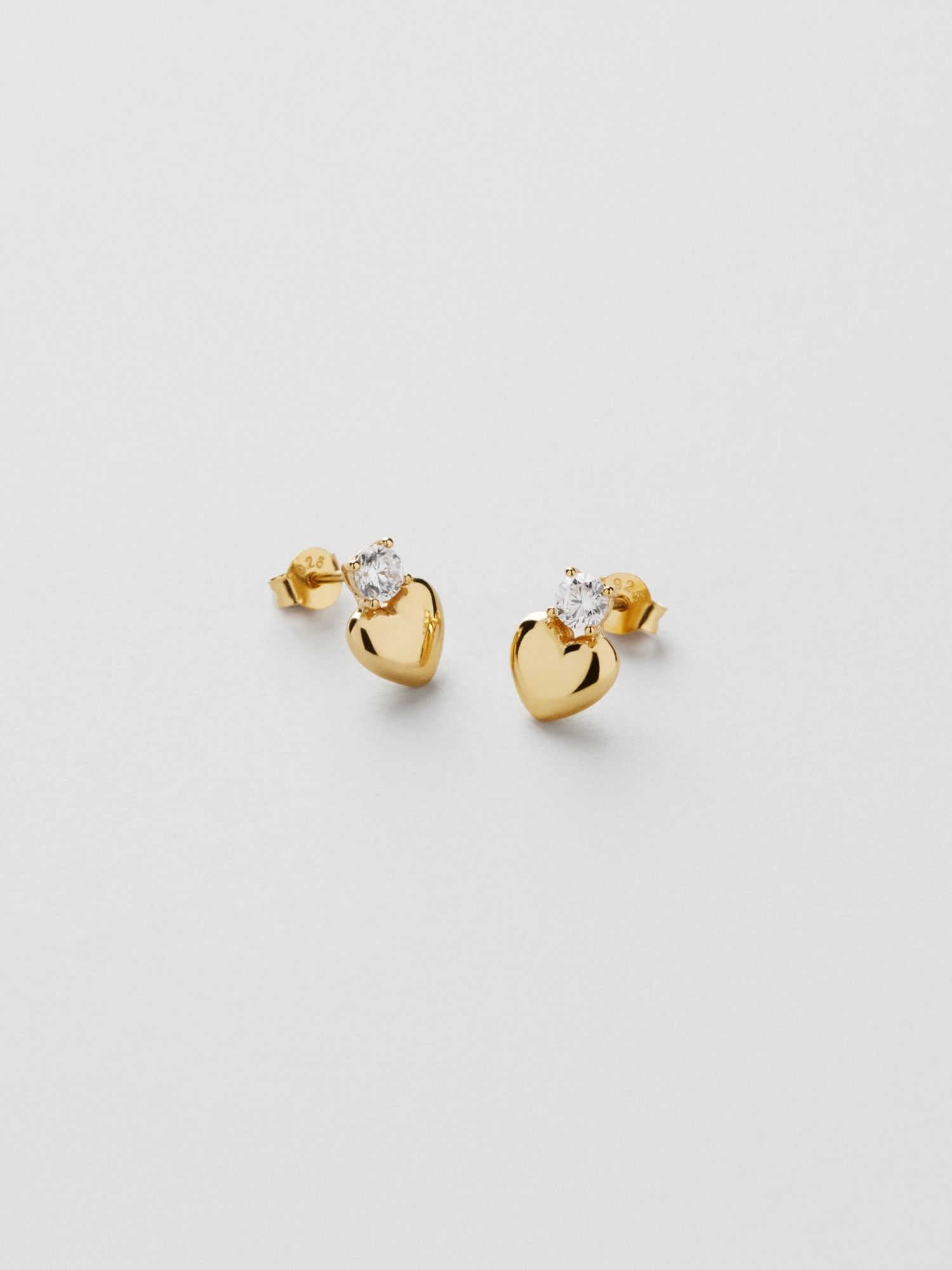 Hanne Heart Studs bild 3