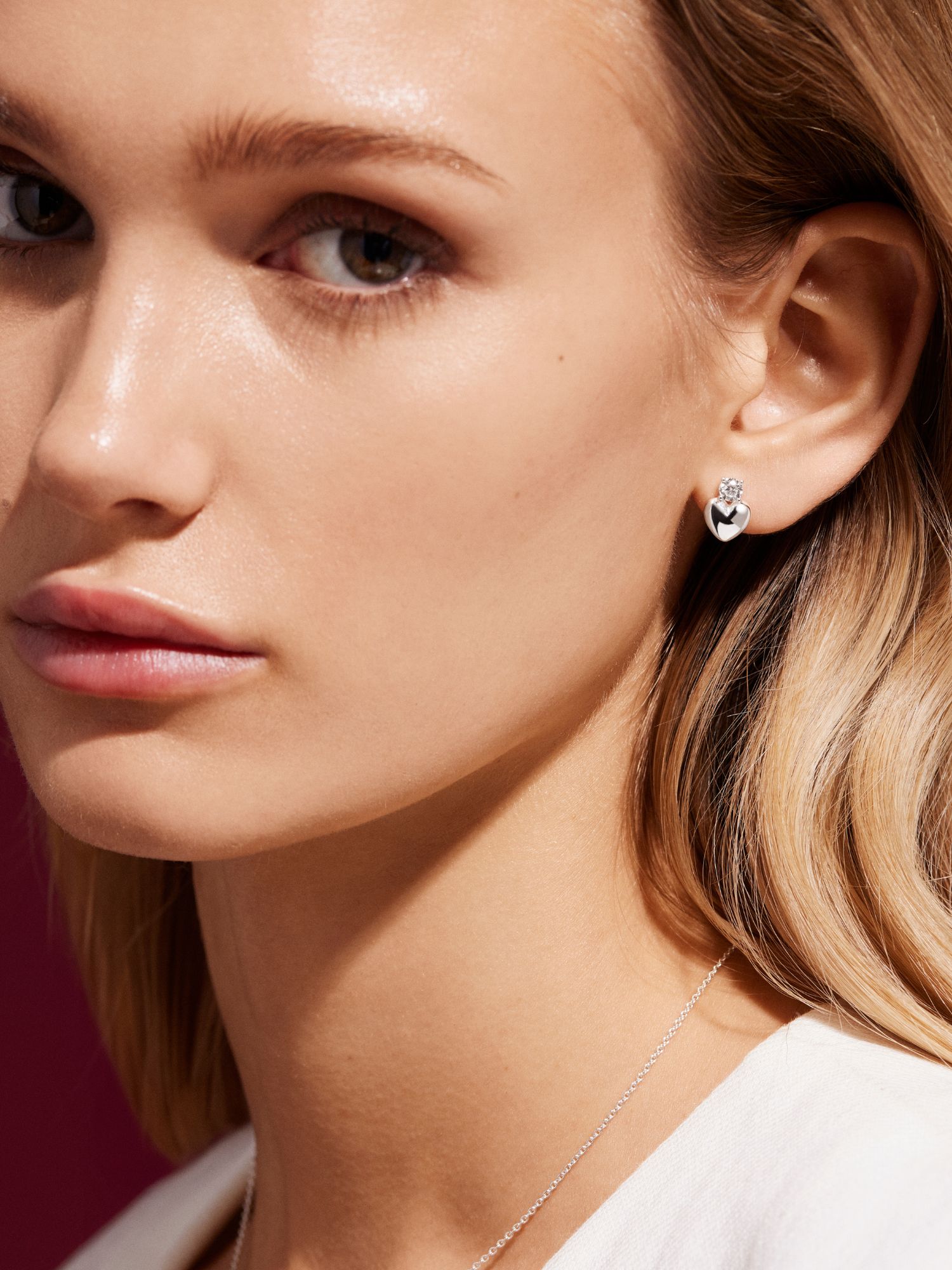 Hanne Heart Studs bild 4