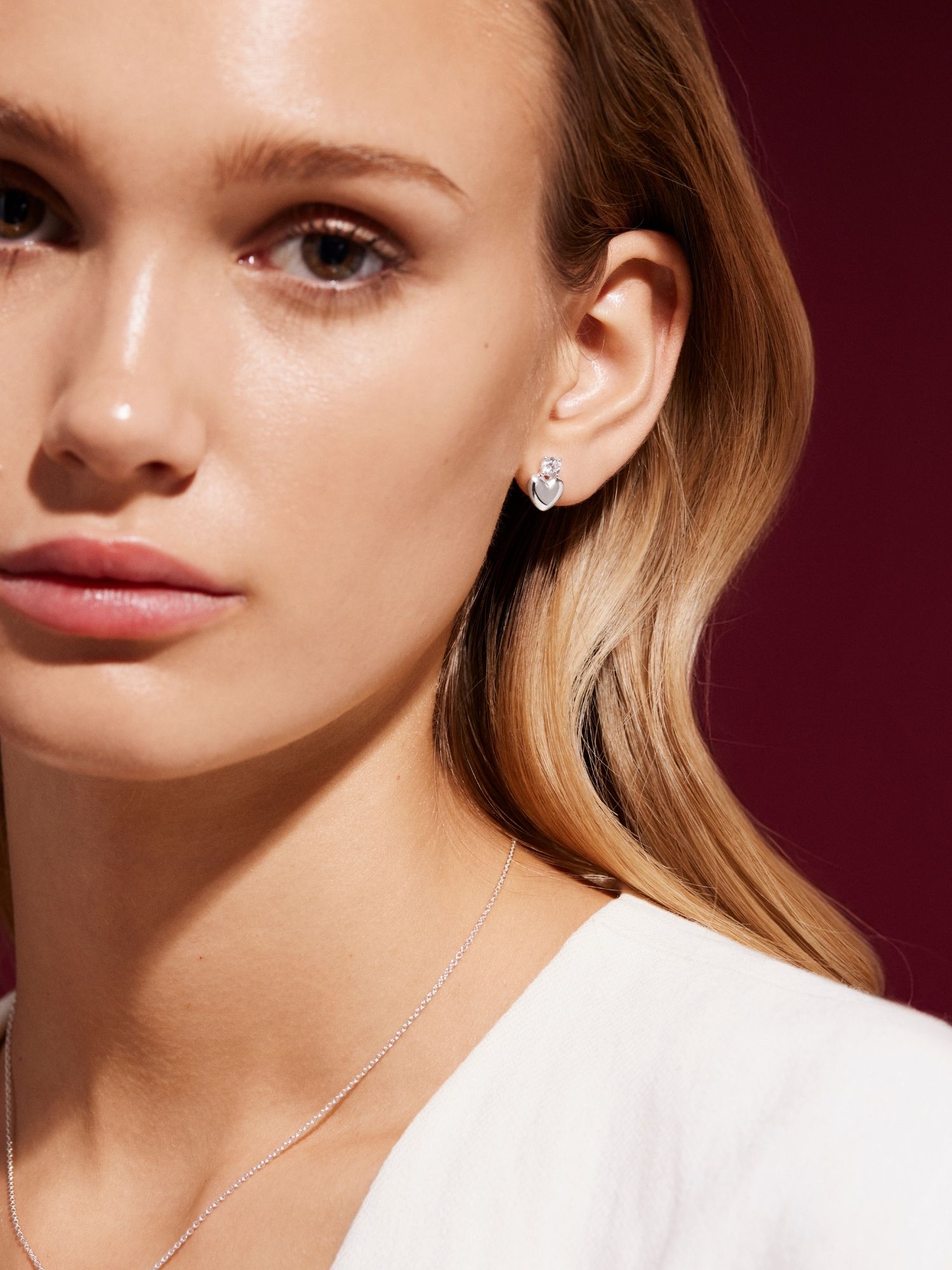 Hanne Heart Studs bild 2