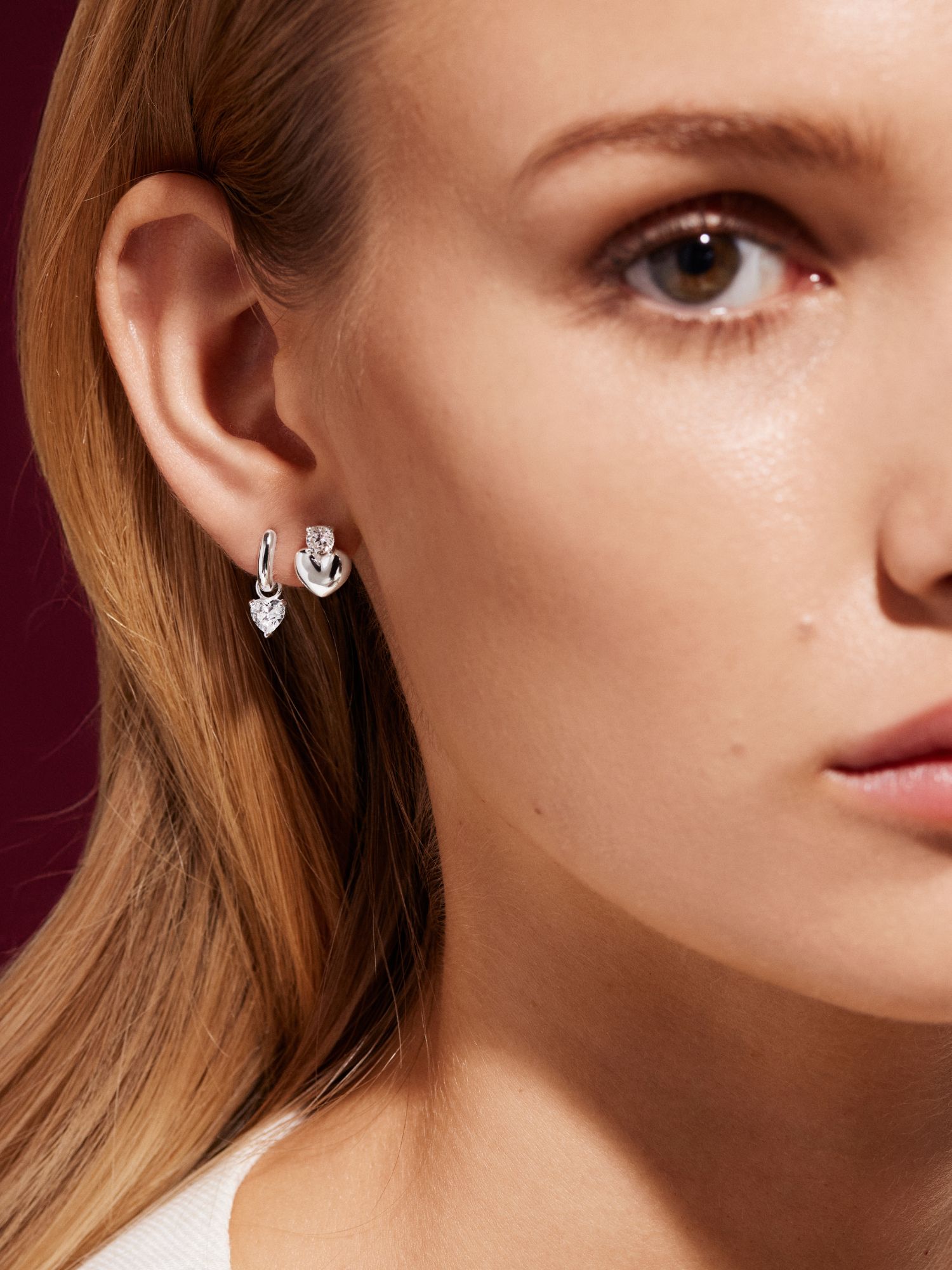 Hanne Heart Studs bild 5