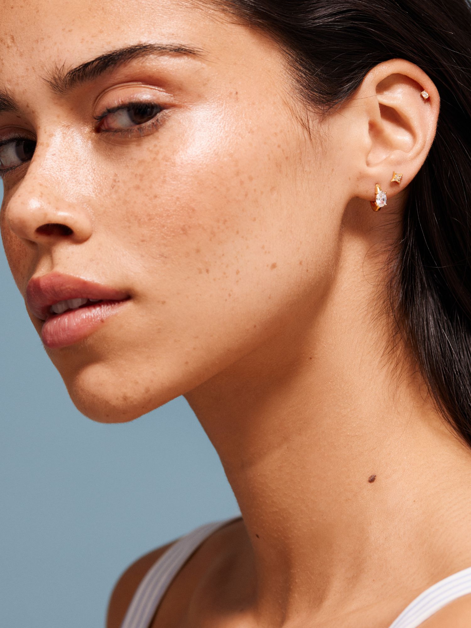 【HYERES LOR】ETRIVE 14K piercing DIA HYERES LOR】ETRIVE 14K piercing DIA