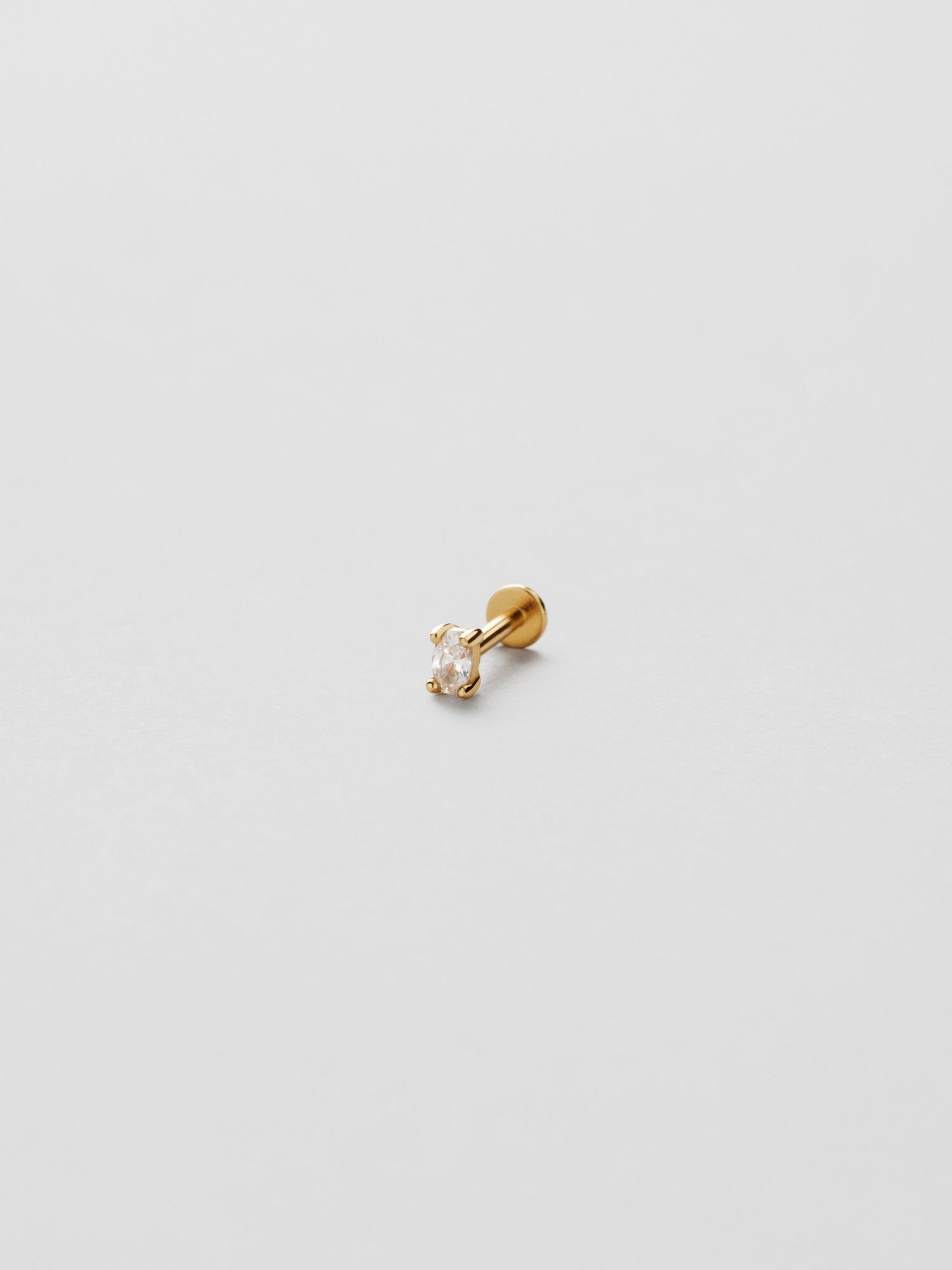 【HYERES LOR】ETRIVE 14K piercing DIA HYERES LOR】ETRIVE 14K piercing DIA