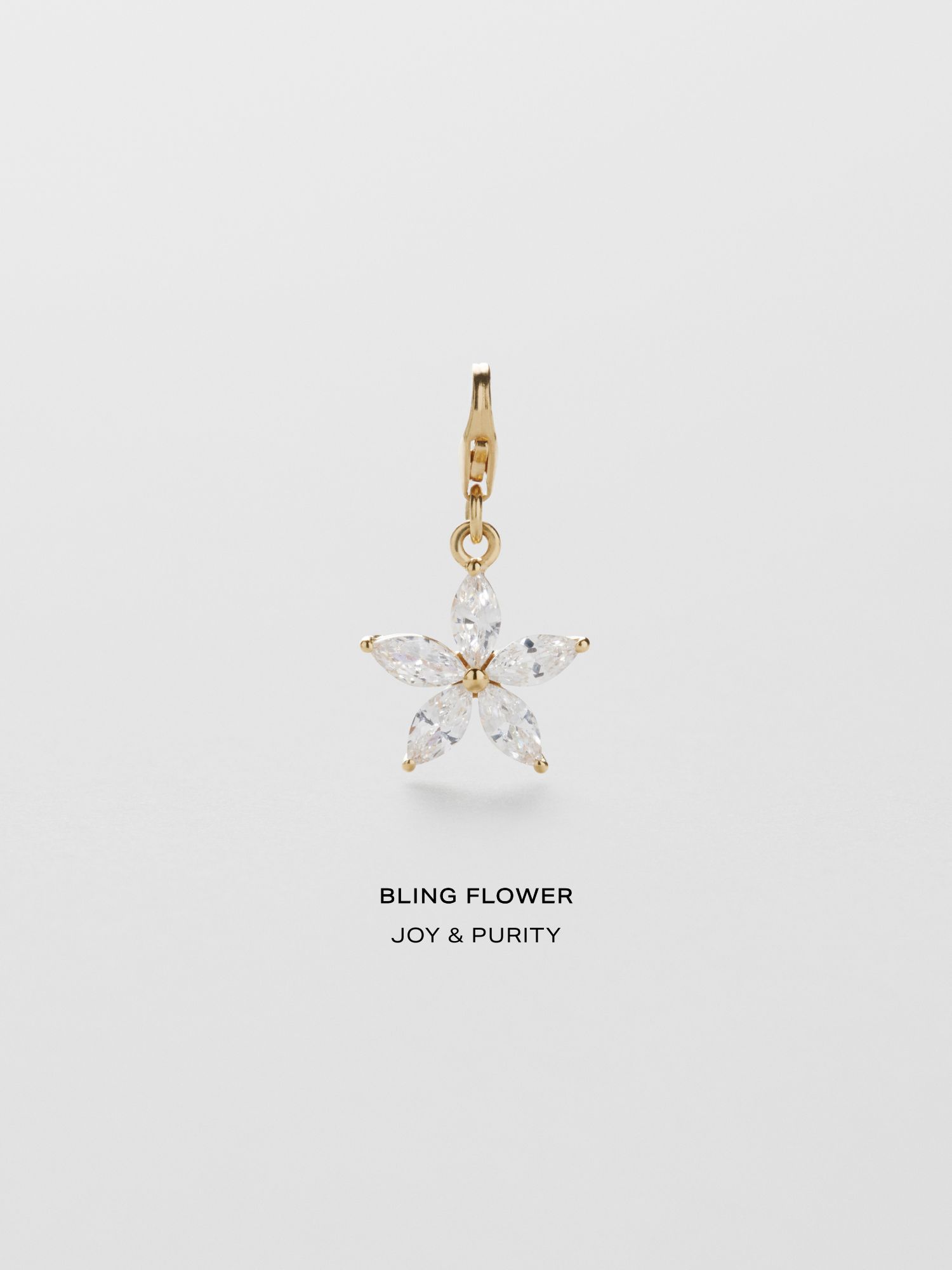 Bling Flower Charm  bild 3