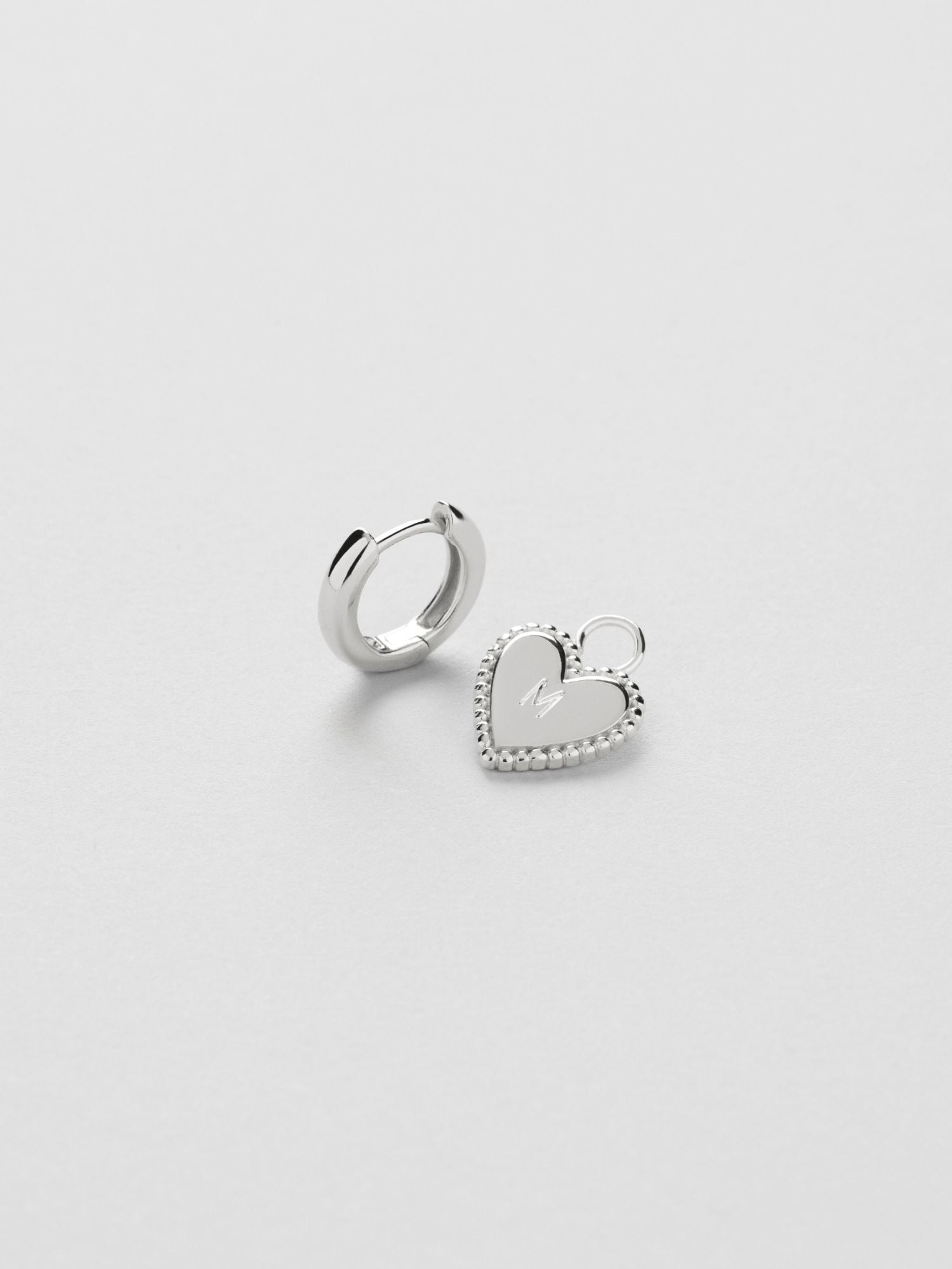 Heart Single Hoop Gravyr bild 6
