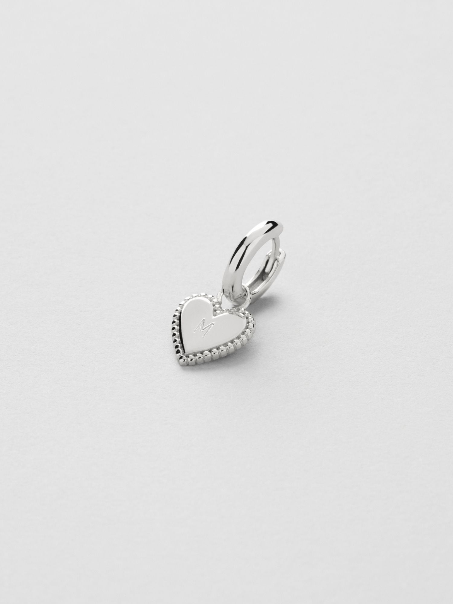Heart Single Hoop Gravyr bild 5