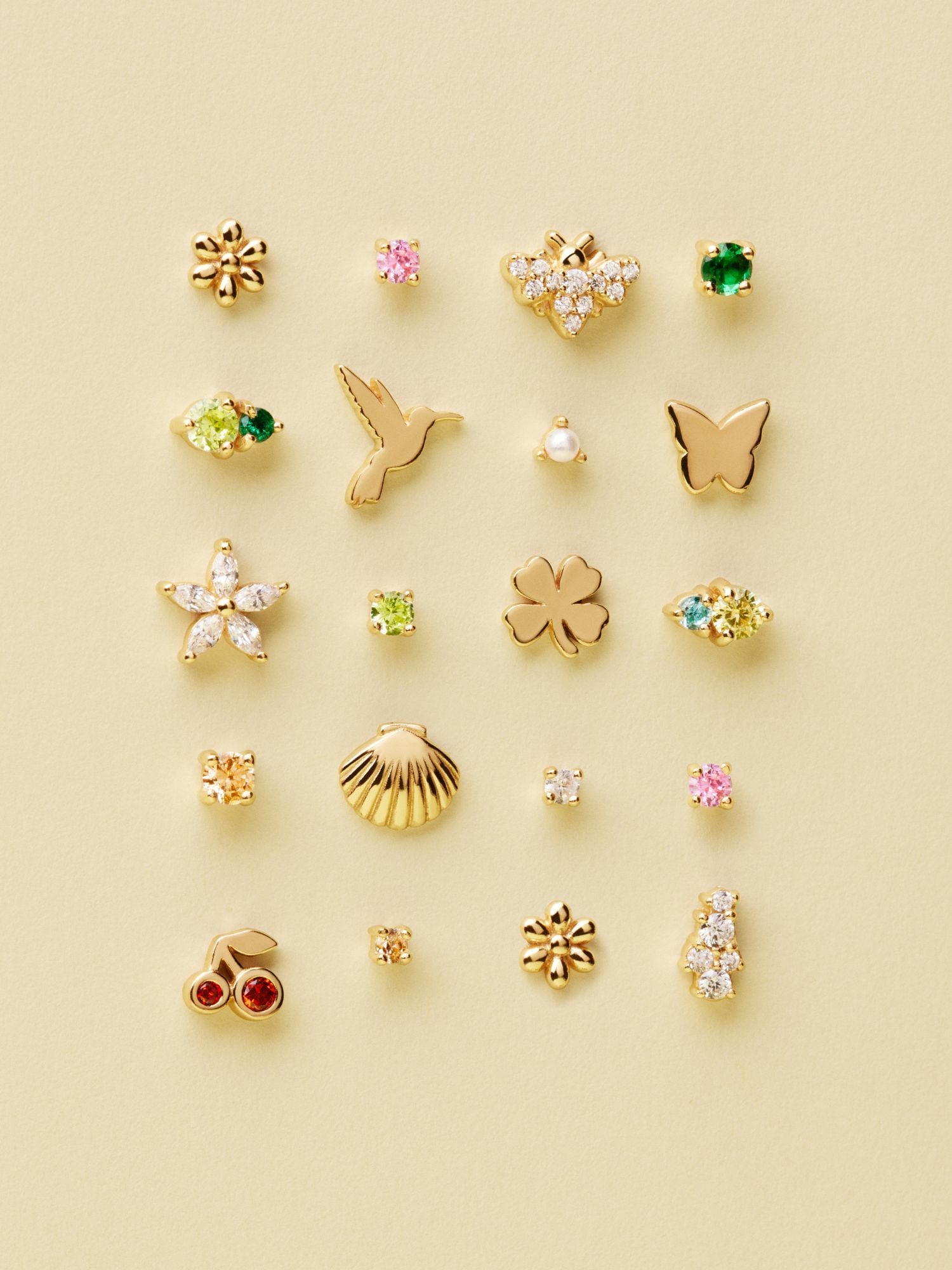 Emerald Single Studs 3-Pack bild 5