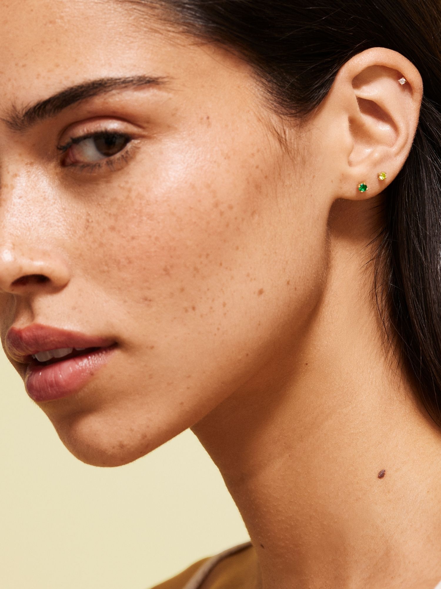 Emerald Single Studs 3-Pack bild 2