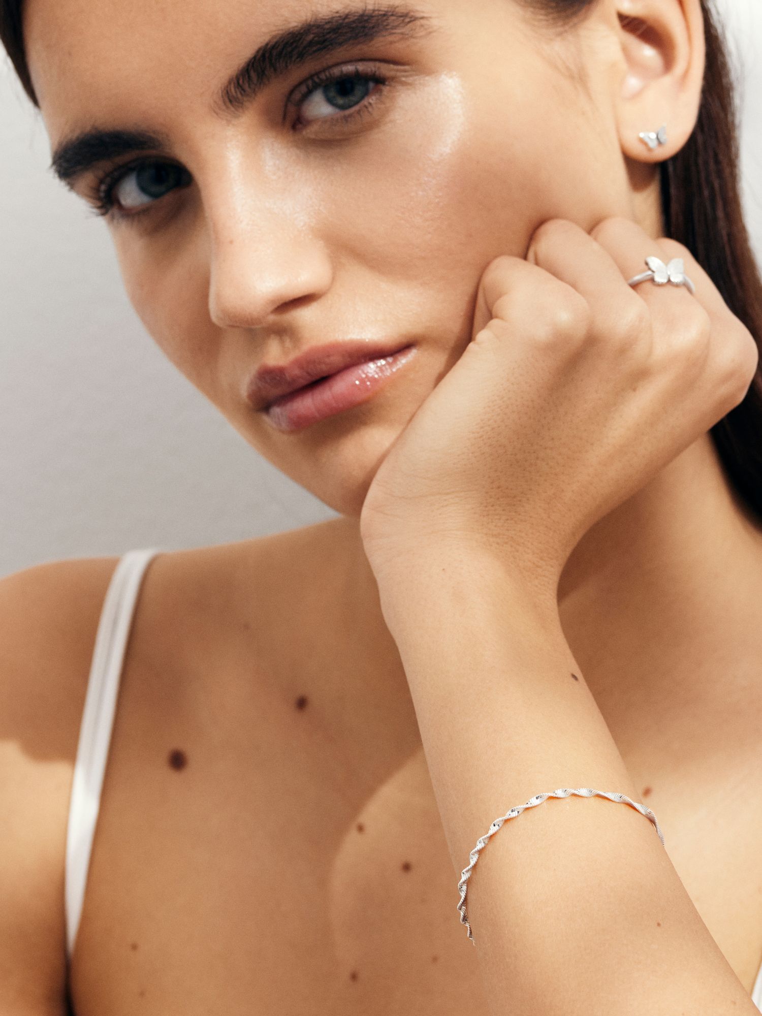 Twisted Herringbone Armband bild 4