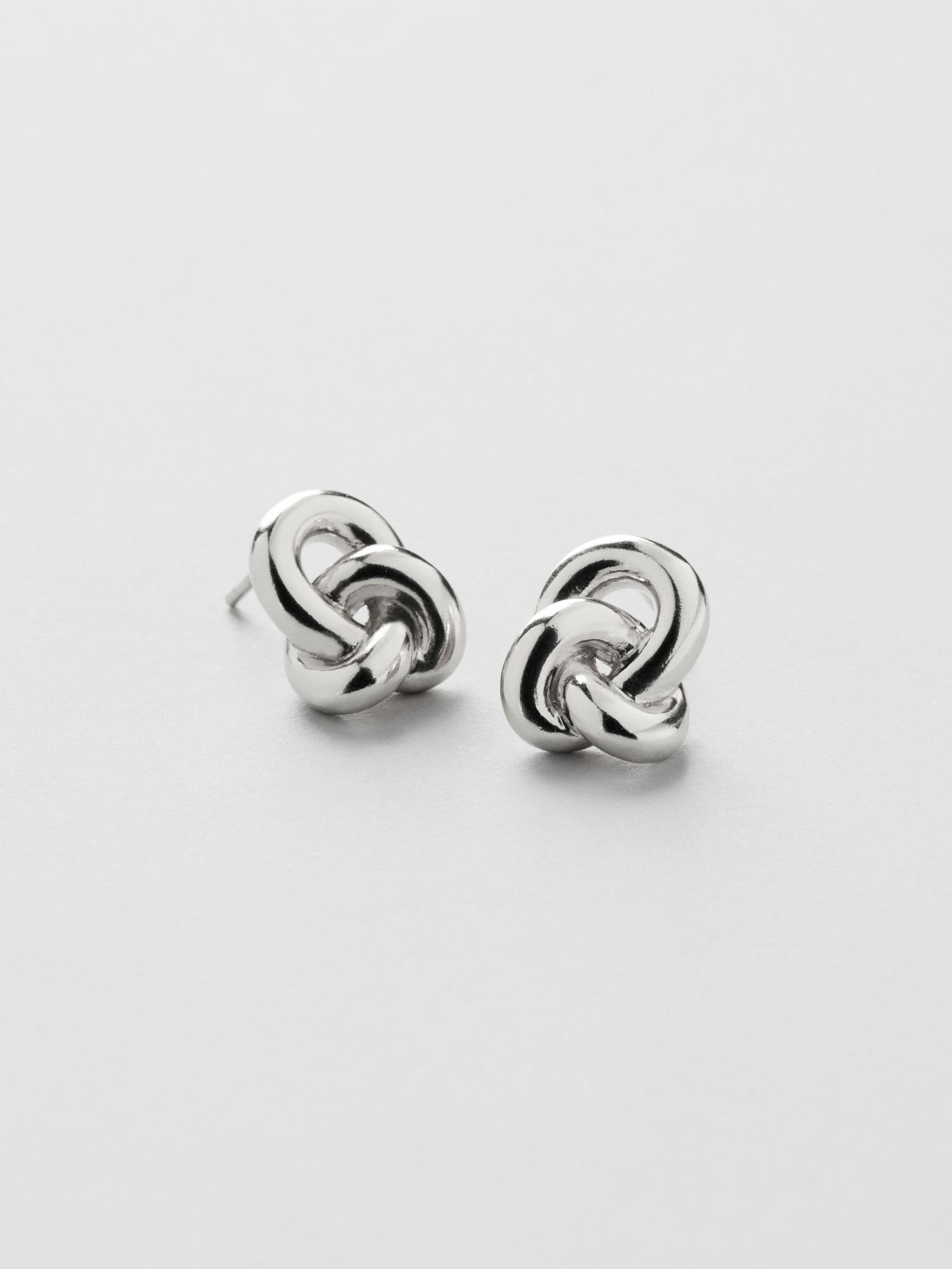 ◆STONEHENgE◆ Love Knot Silver Earrings StoneHenge Love Knot Silver Earrings F0283 Silver 925