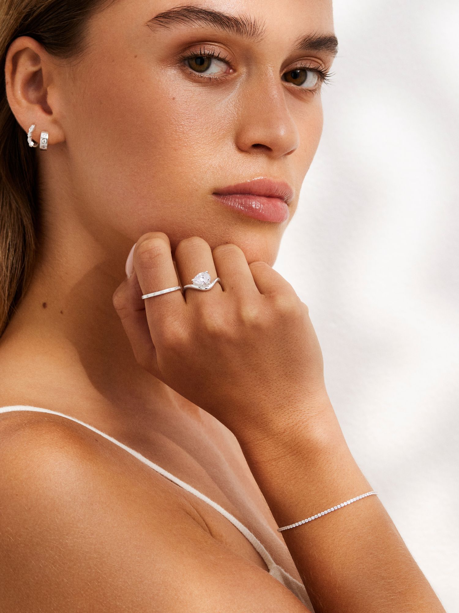 Tennis Armband (S) 16,5 cm bild 5