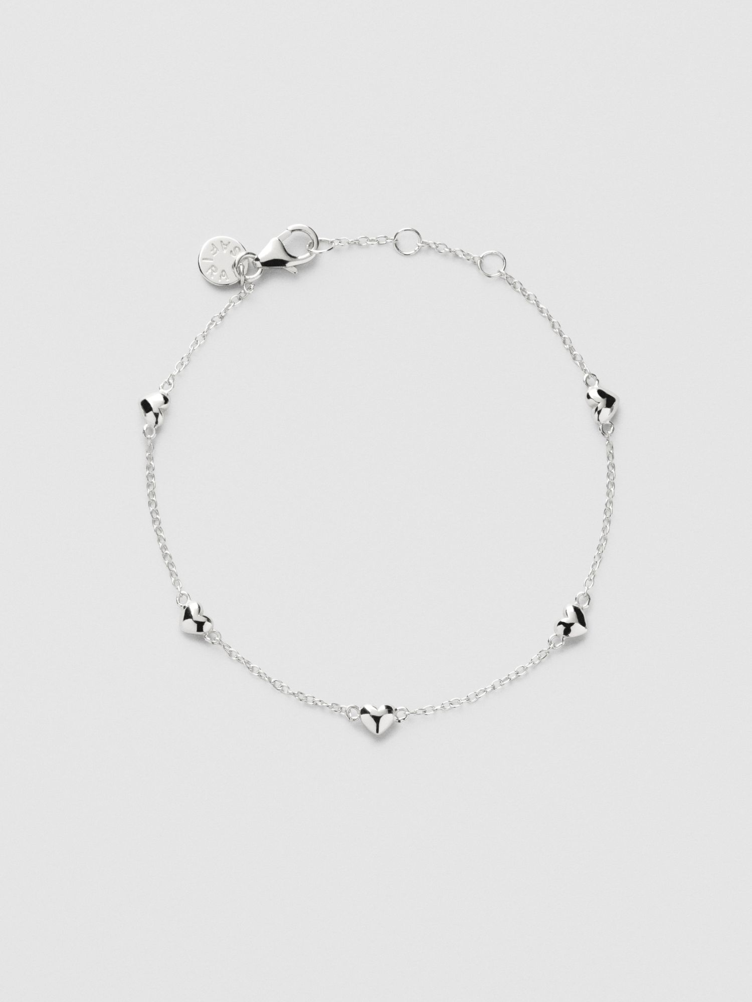 Solid Puffy Hearts Armband