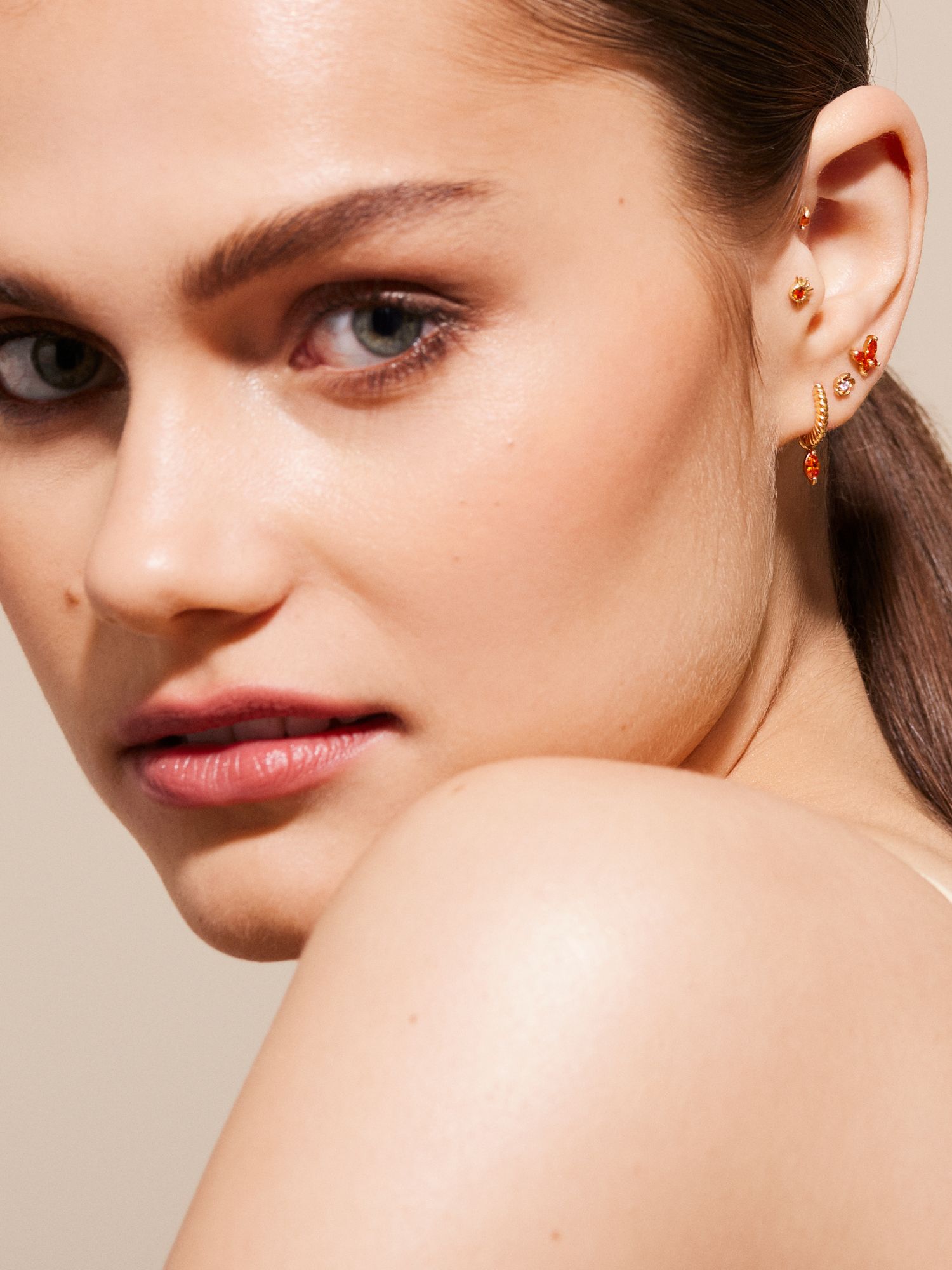 Orange Marquise Hoops bild 2