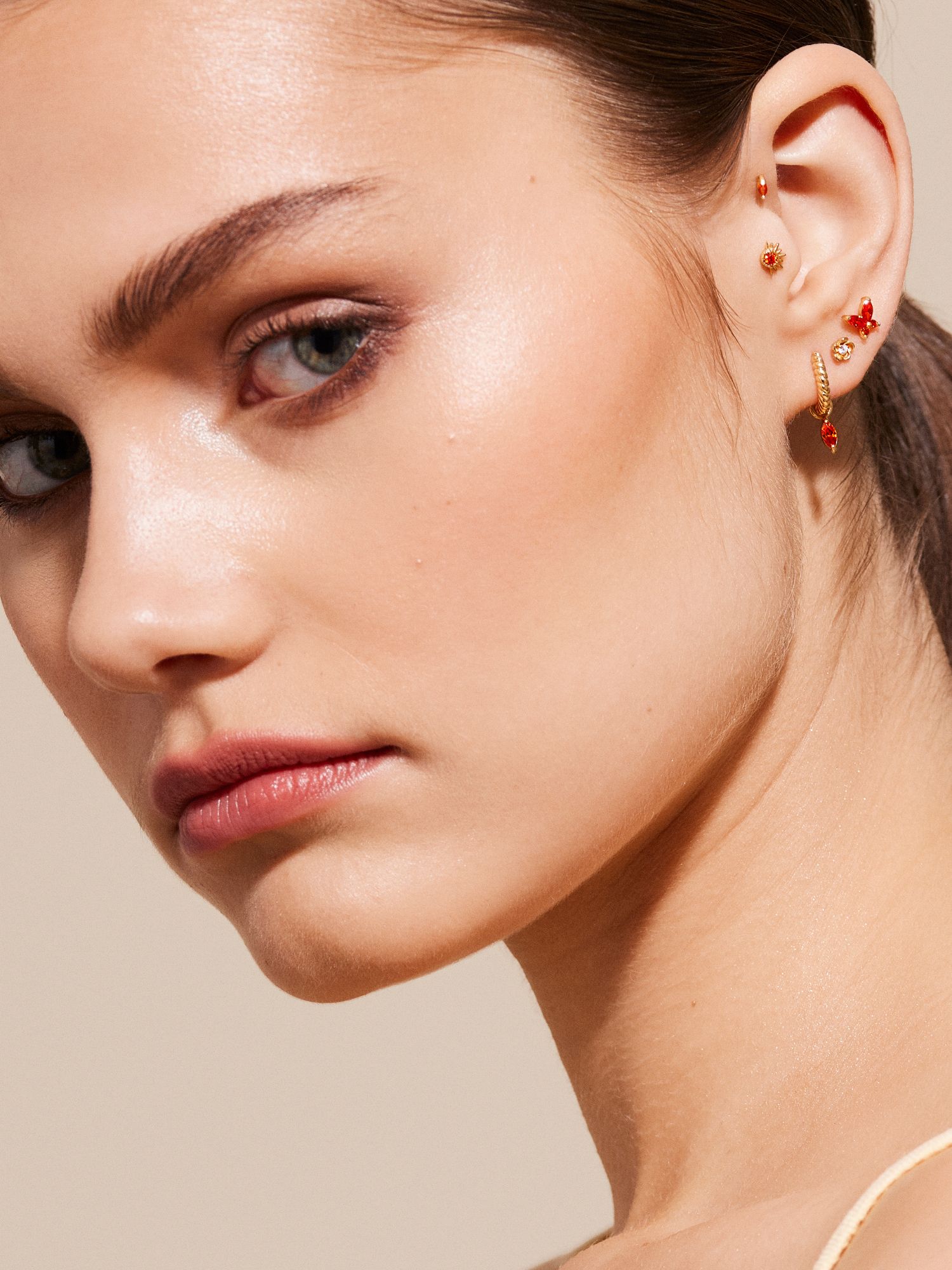 Orange Marquise Hoops bild 5