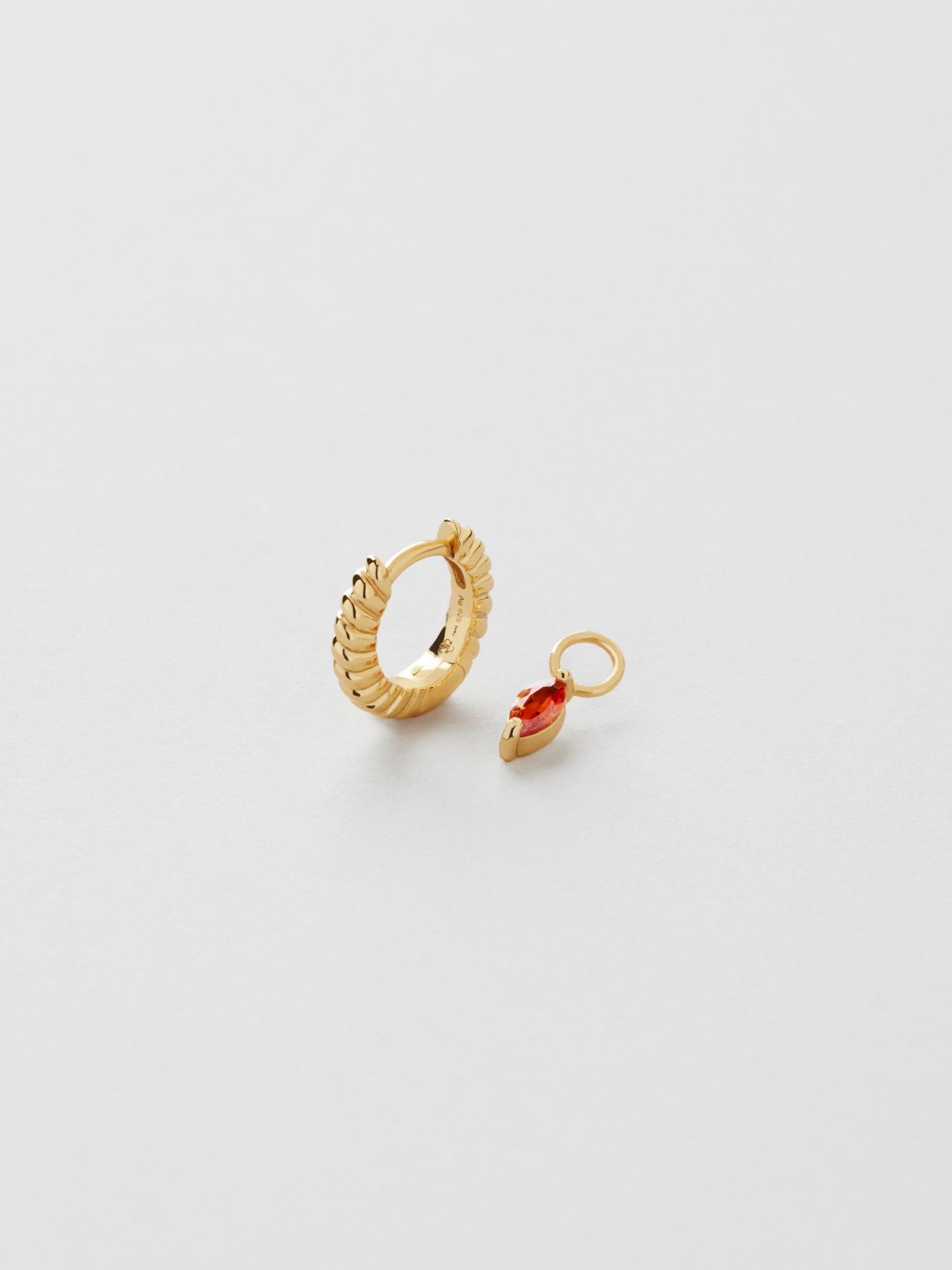 Orange Marquise Hoops bild 4