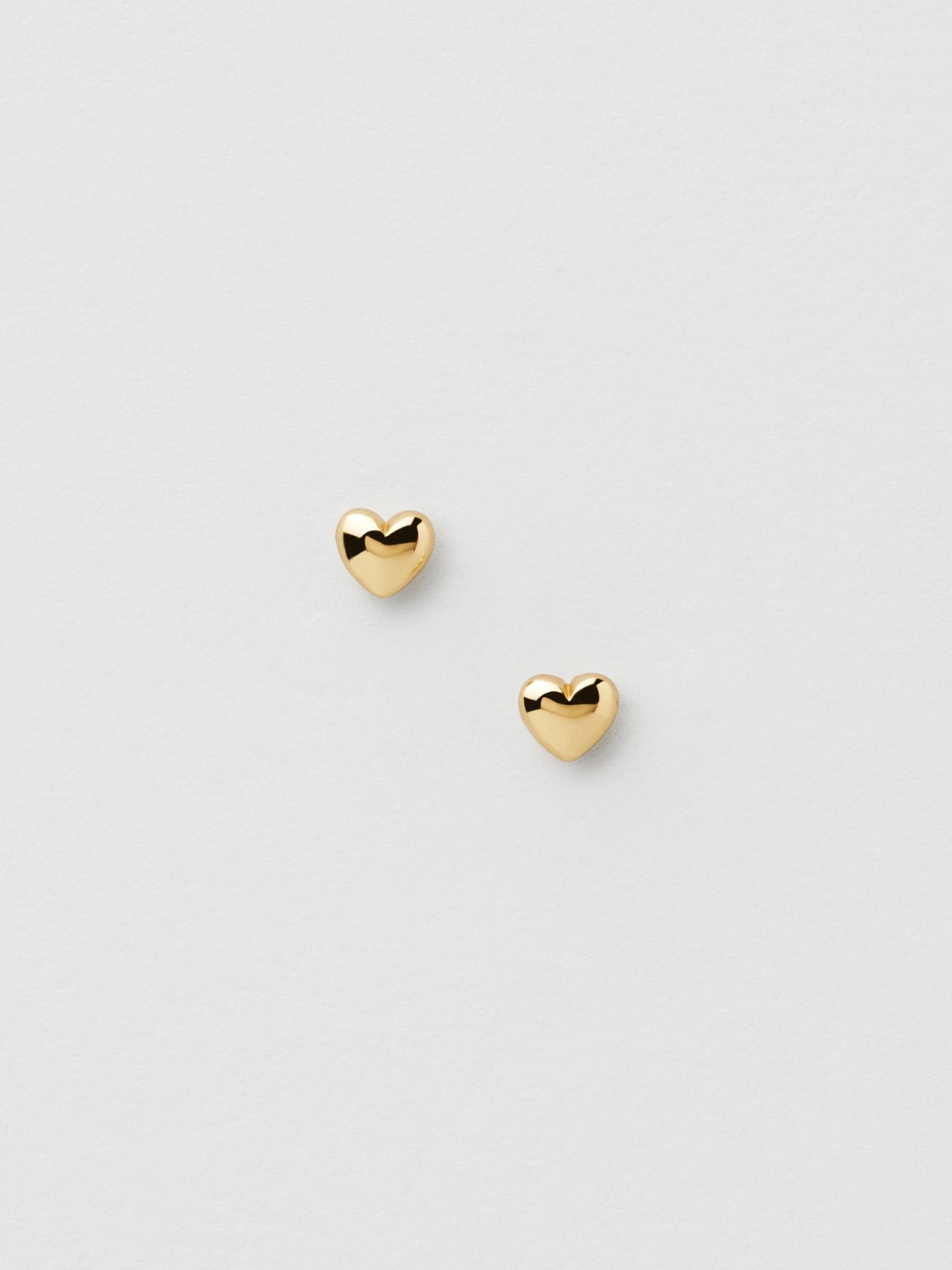 Puffy Heart Studs