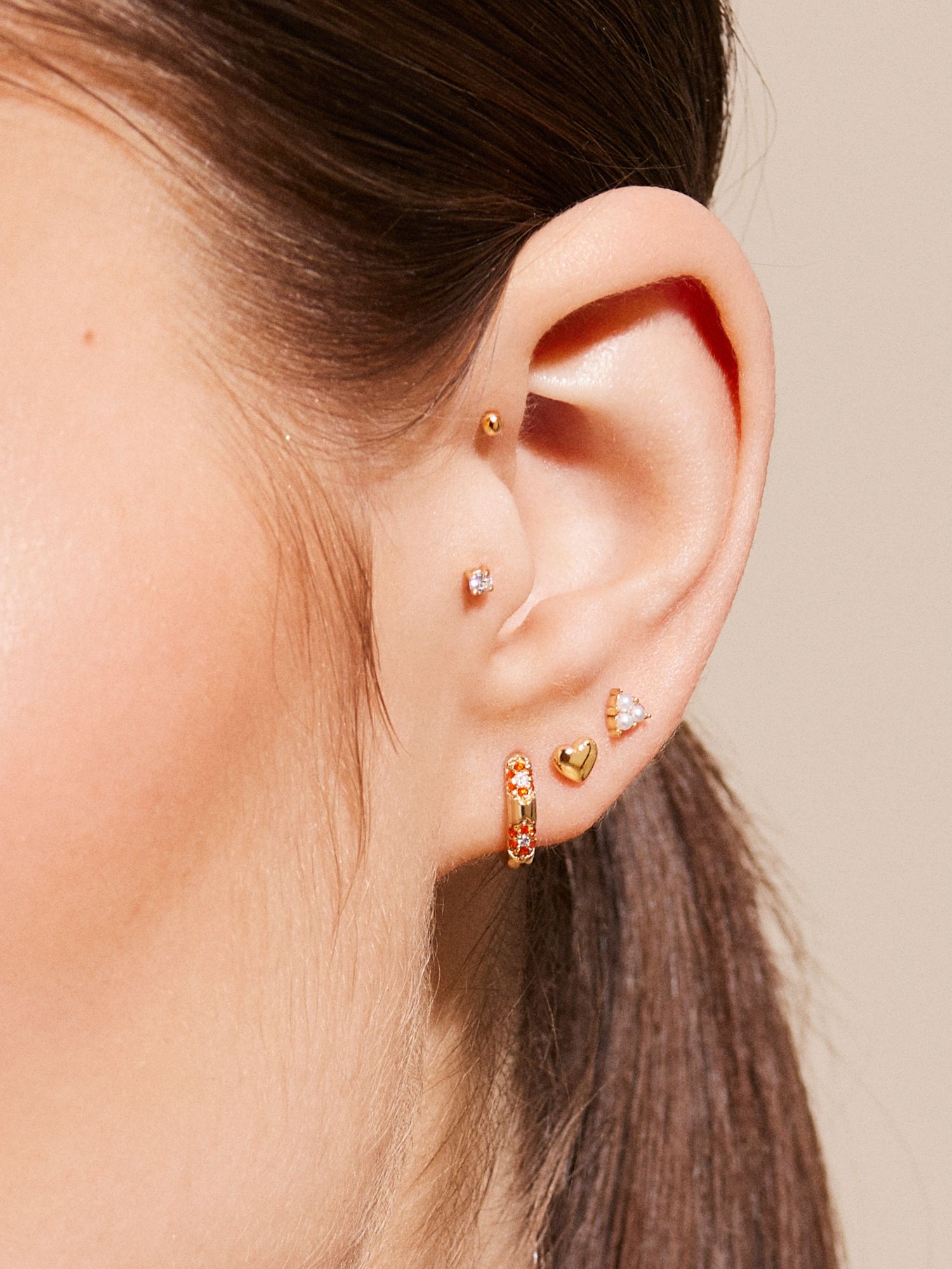 Puffy Heart Studs bild 4