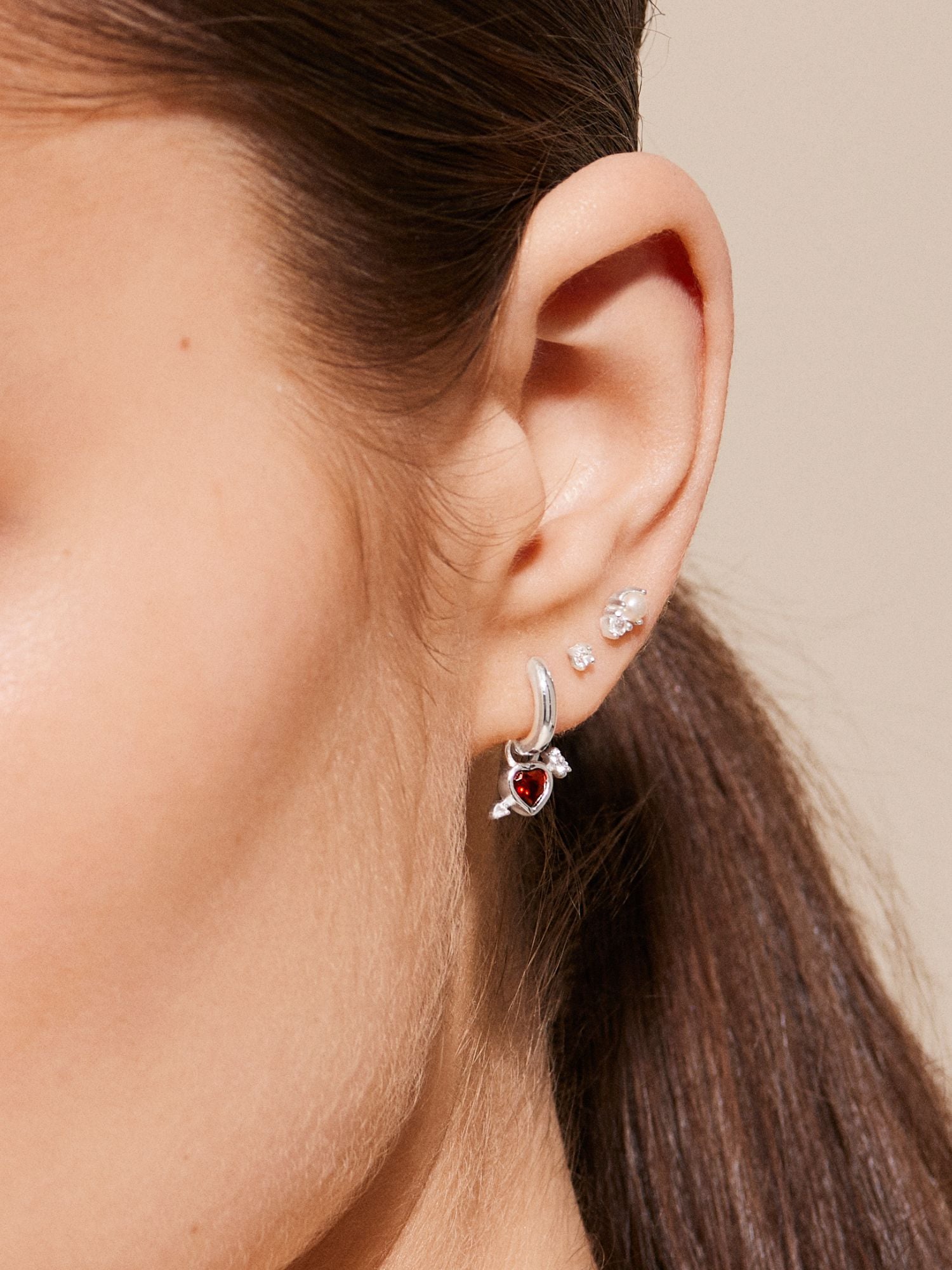 Red Heart Arrow Hoops bild 5