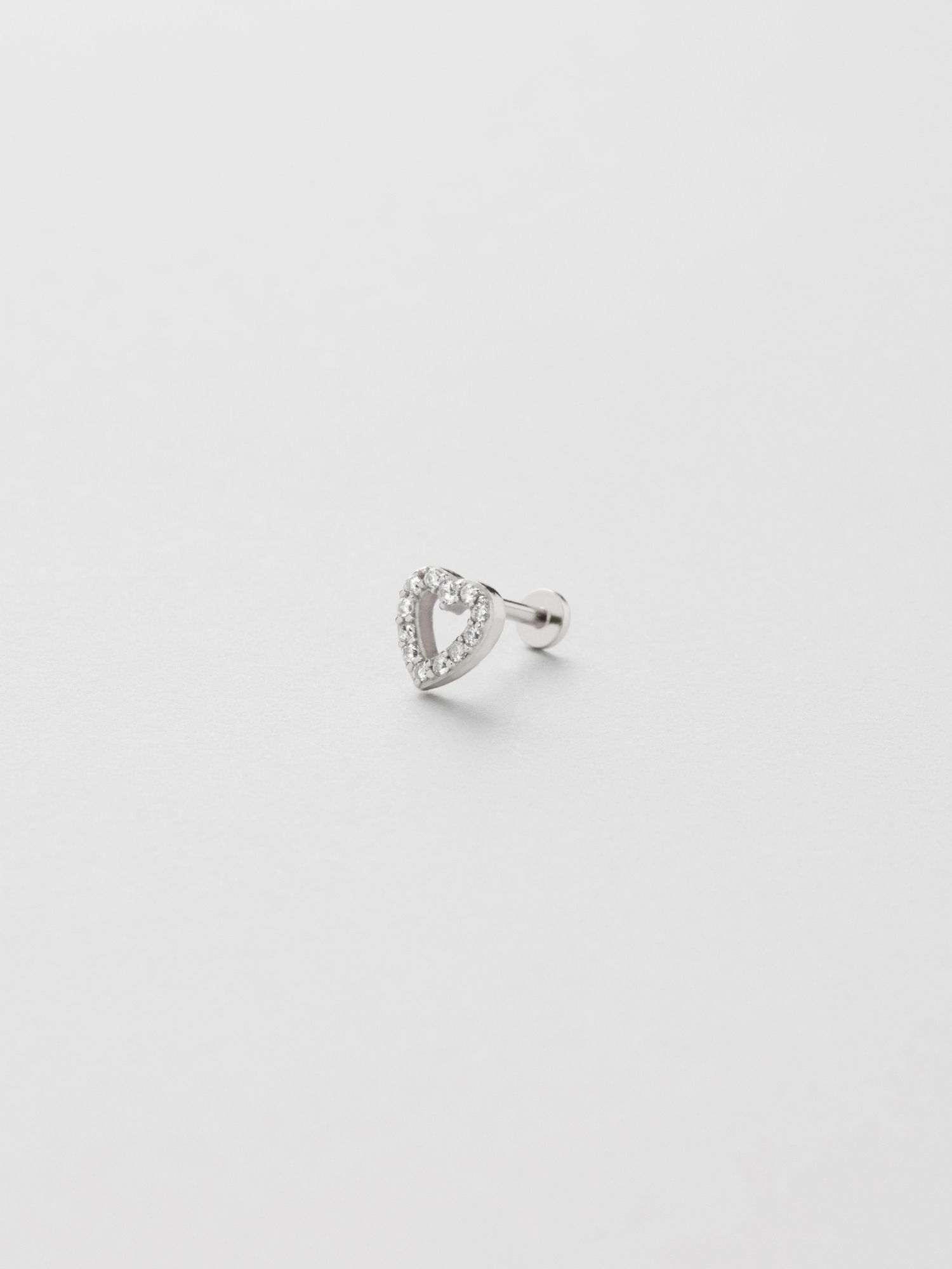 Pavé Heart Piercing bild 3