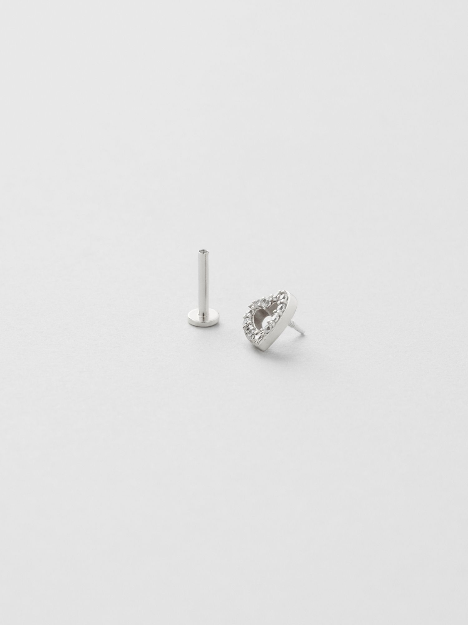 Pavé Heart Piercing bild 4