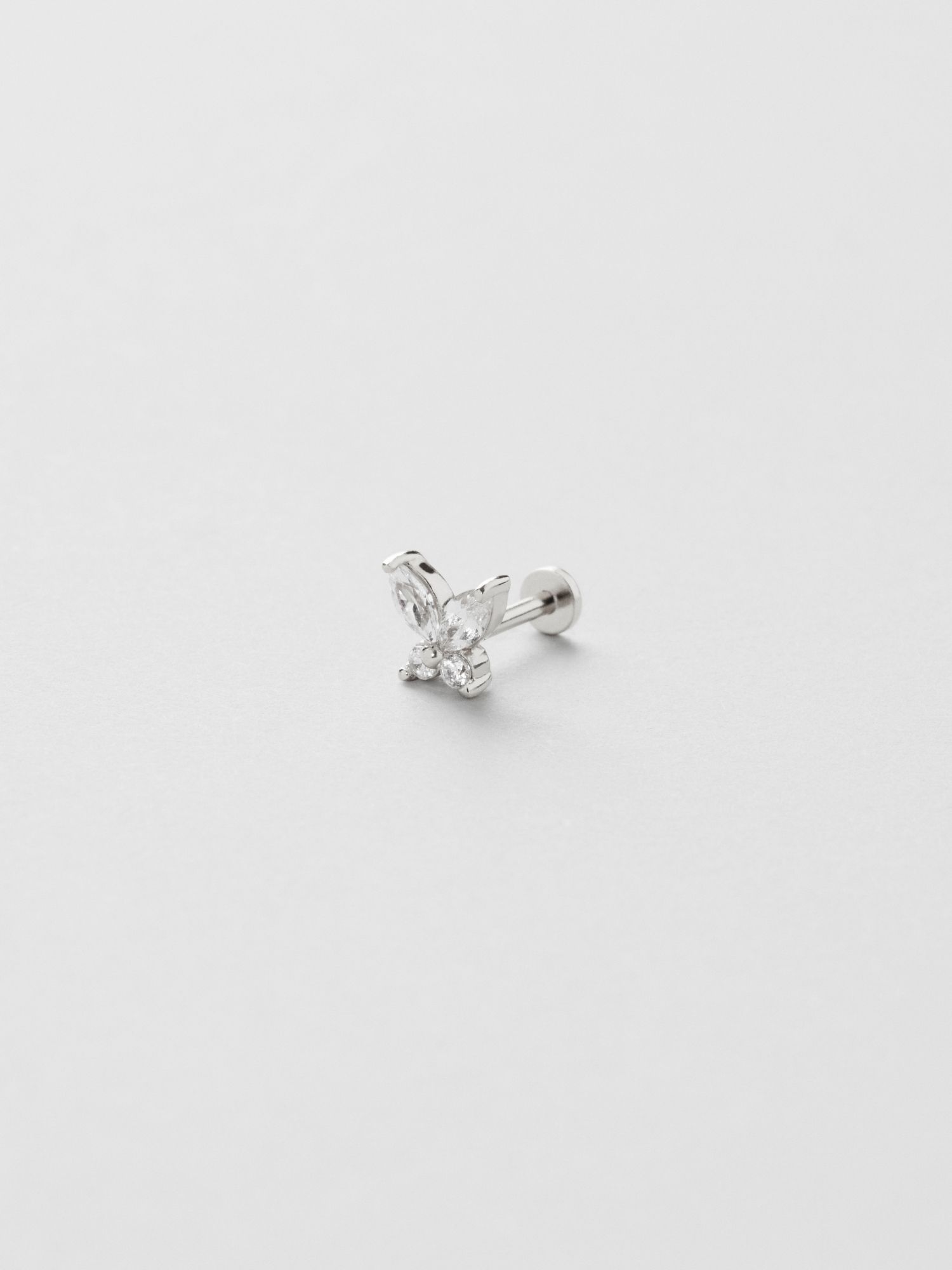 Clear Butterfly Piercing bild 3