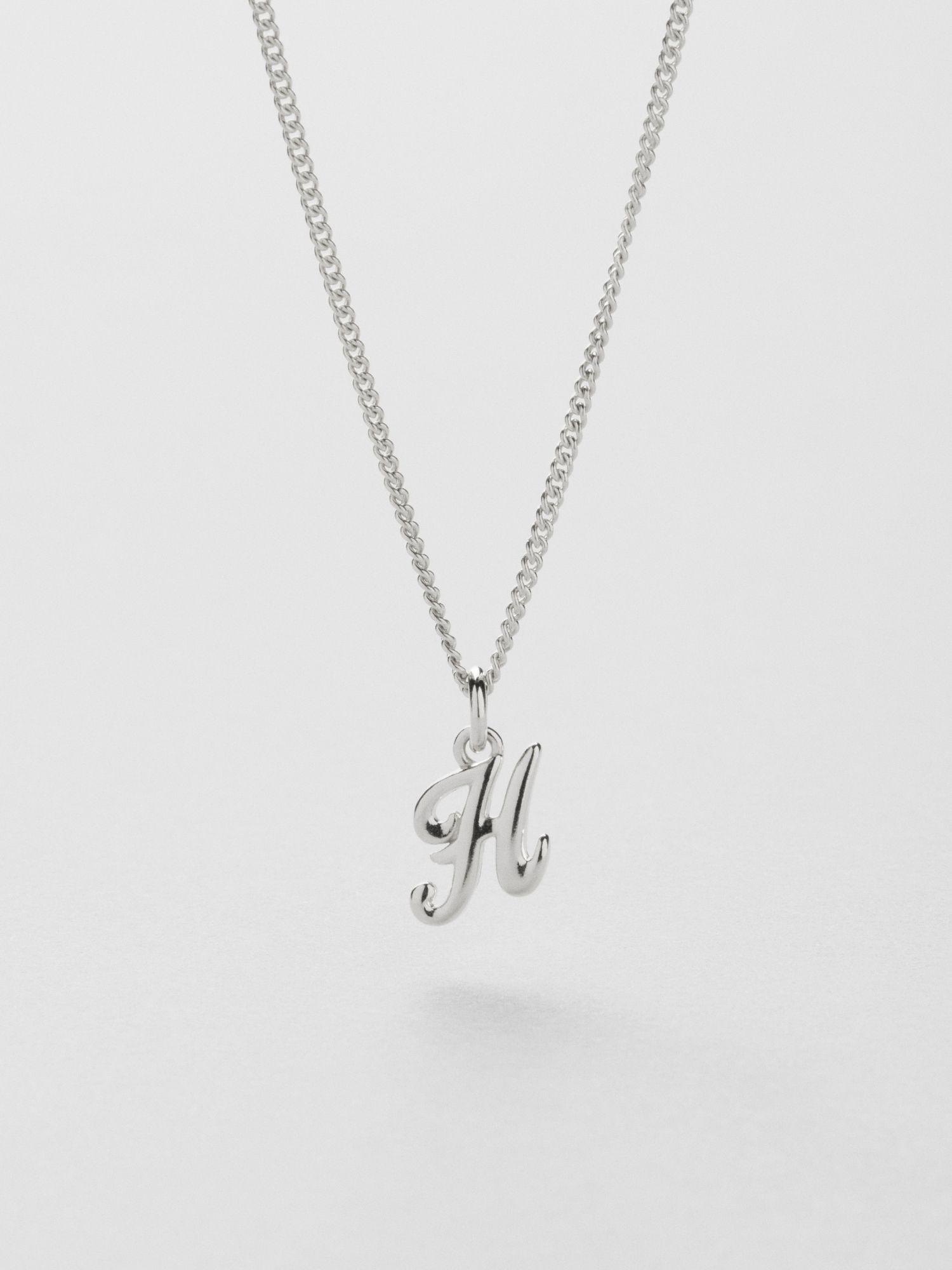 【HYERES LOR】23FW★ H Edition Silver W Dual H Necklace HYERES LOR】23FW☆ H Edition Silver W Dual H Necklace