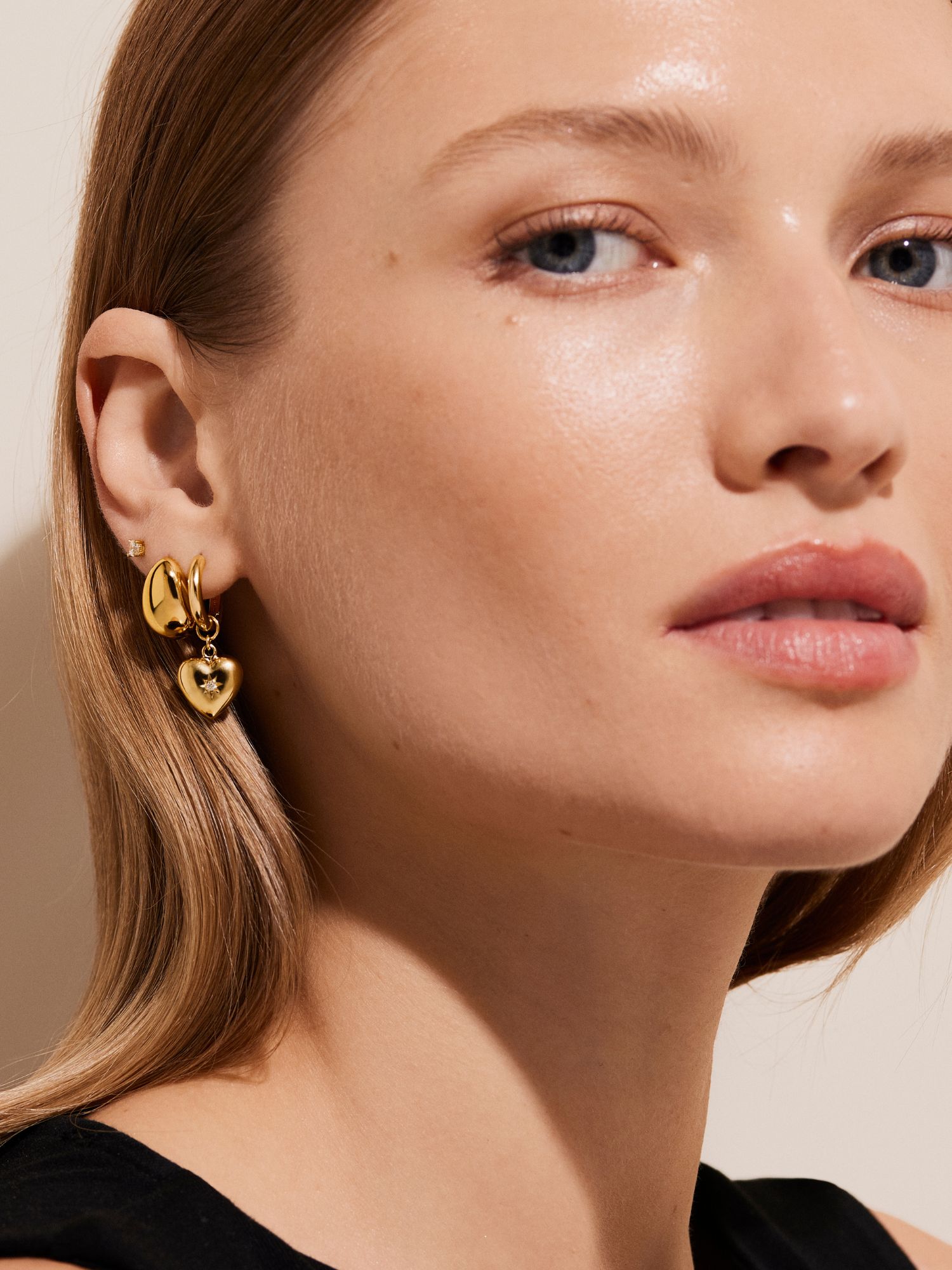 ハートゴールド Heart As Gold Hoops