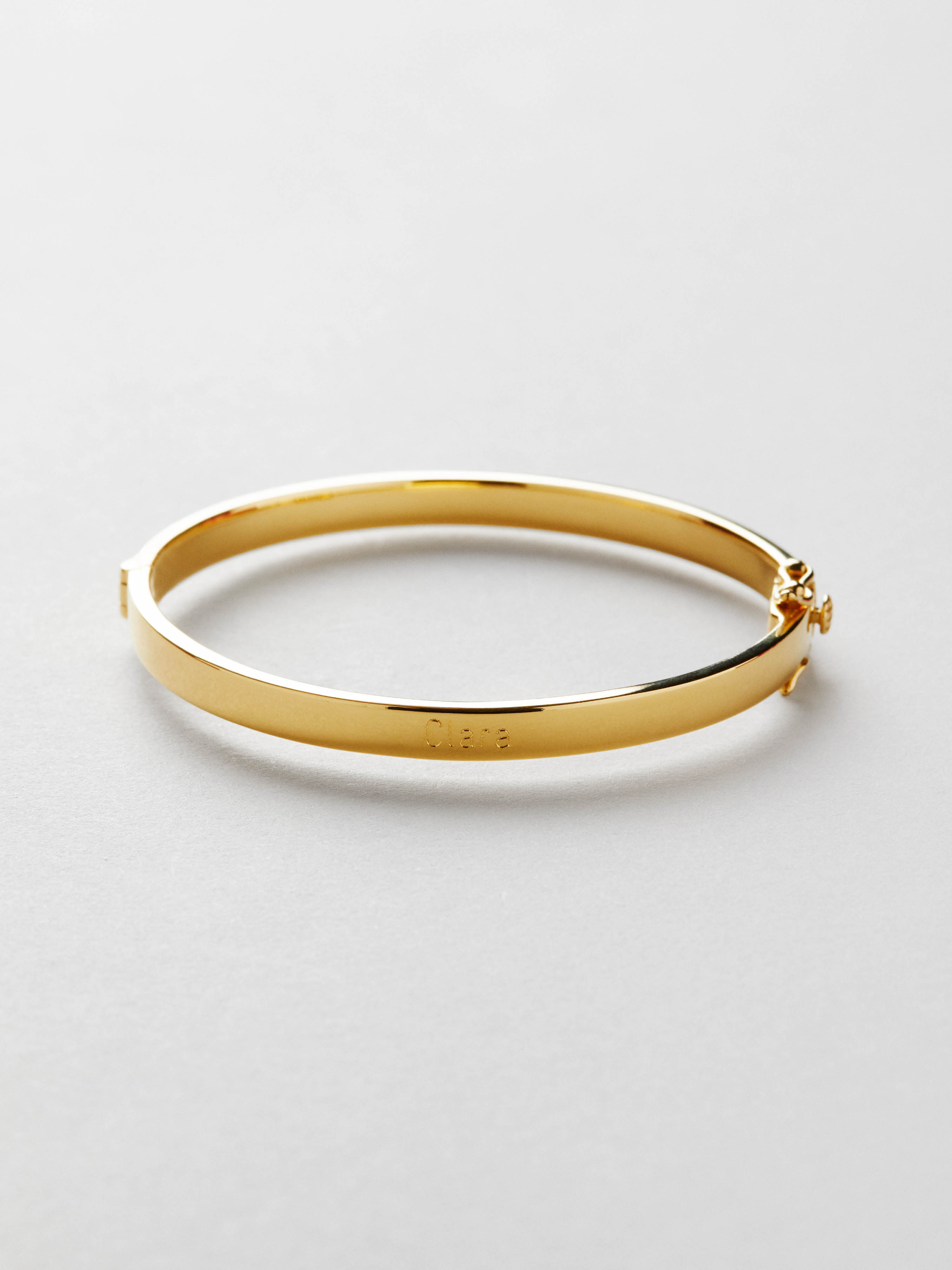 Chloé Engraving Bangle Bracelet