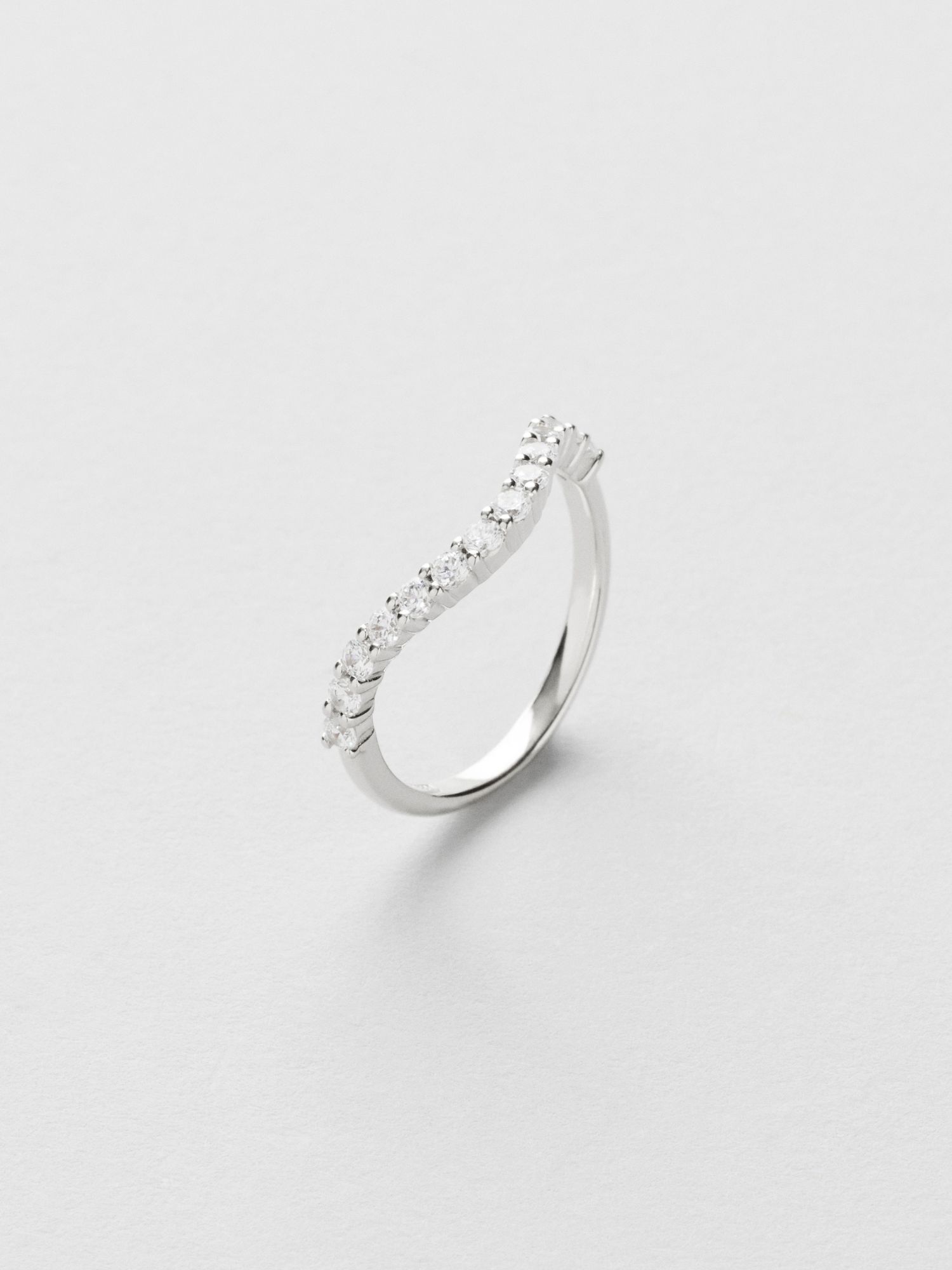 Bling Curve Ring