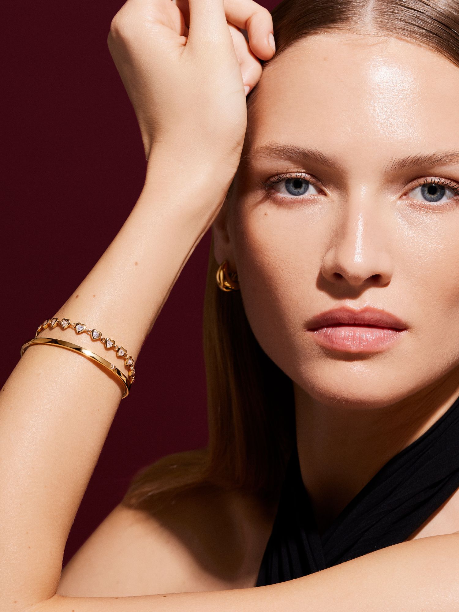 Bezel Hearts Armband bild 2