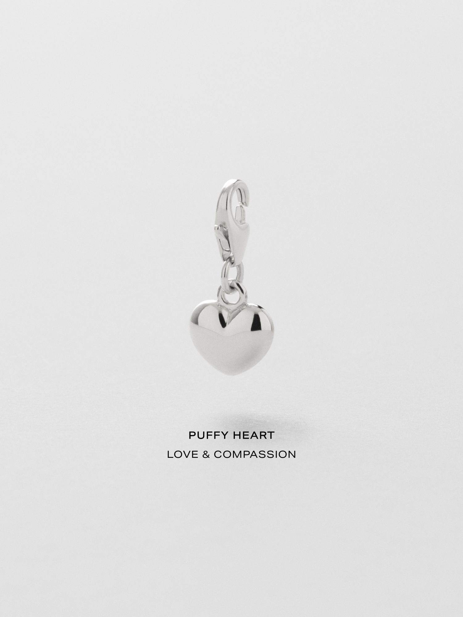 Solid Puffy Heart Charm bild 3