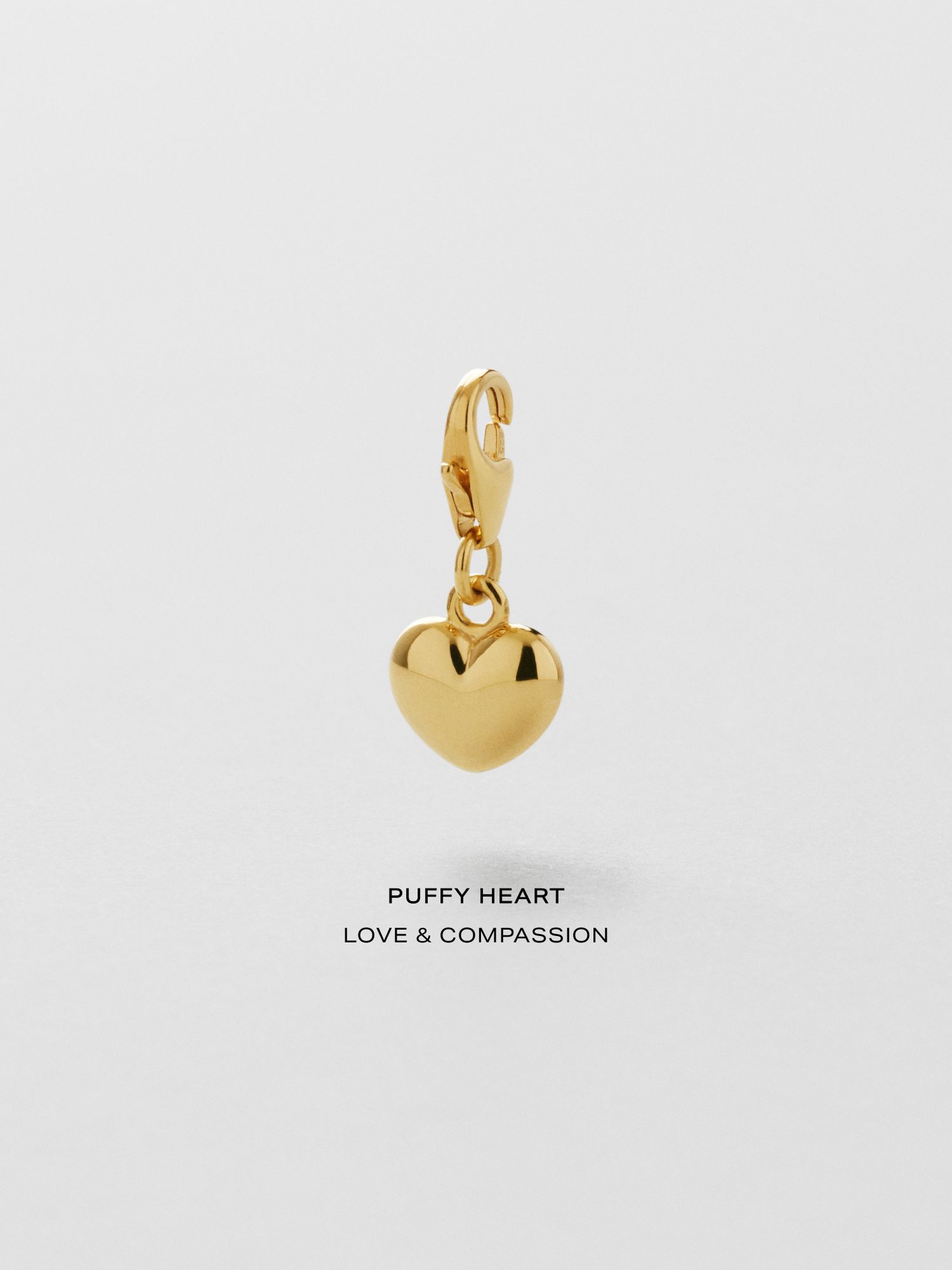 Solid Puffy Heart Charm bild 3