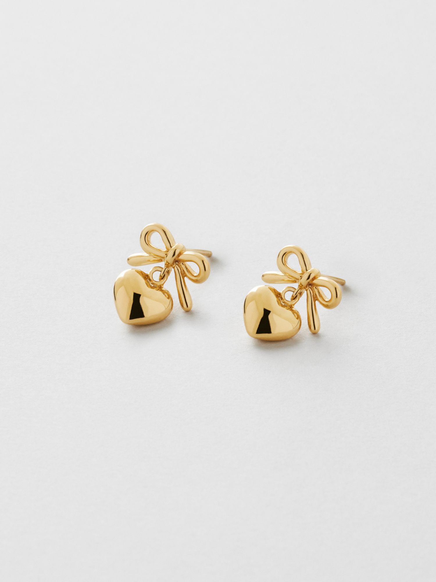 Bow Heart Studs bild 3