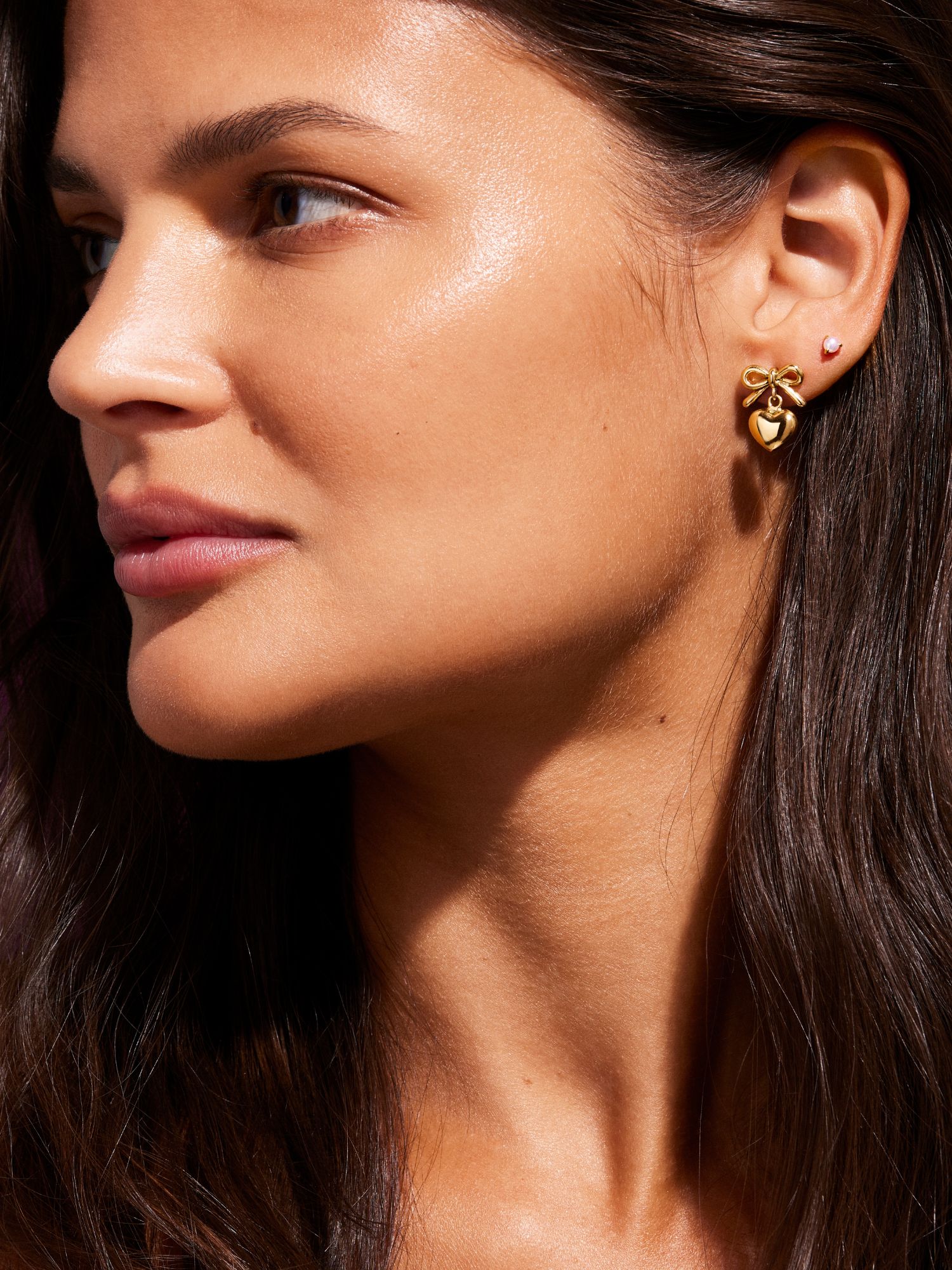 Bow Heart Studs bild 4