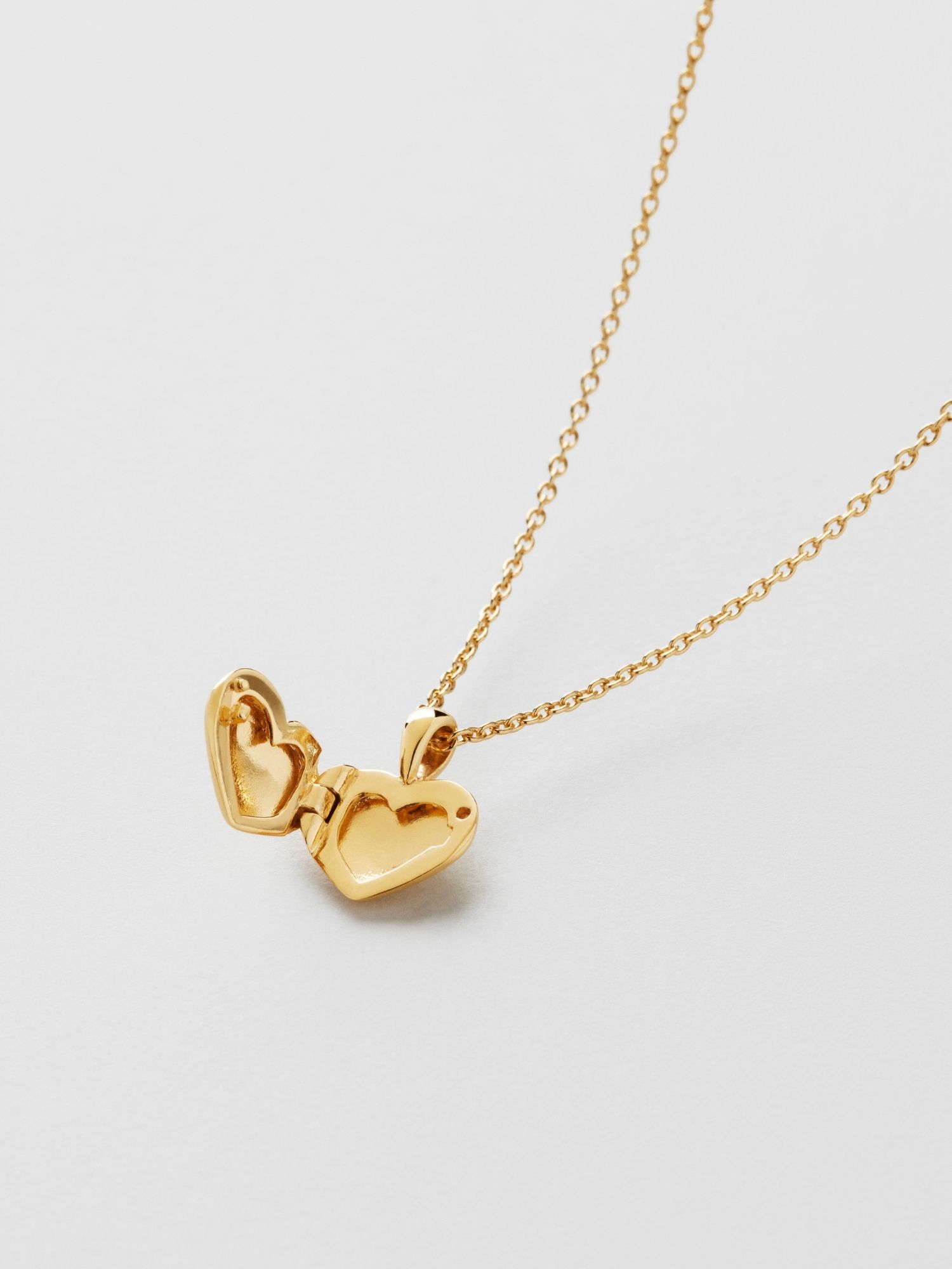 Heart Locket Halsband Gravyr bild 3