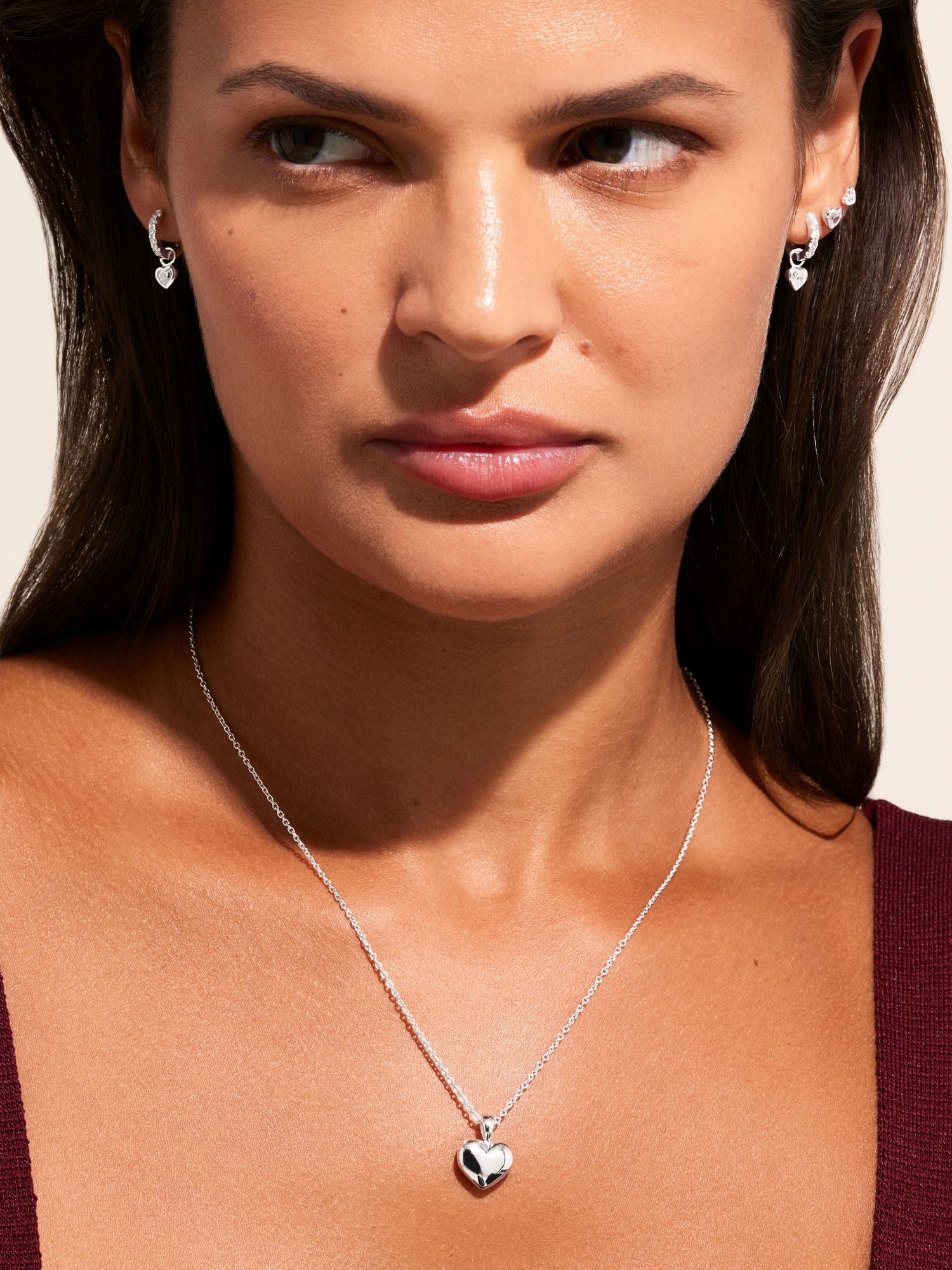 Heart Locket Halsband Gravyr bild 2