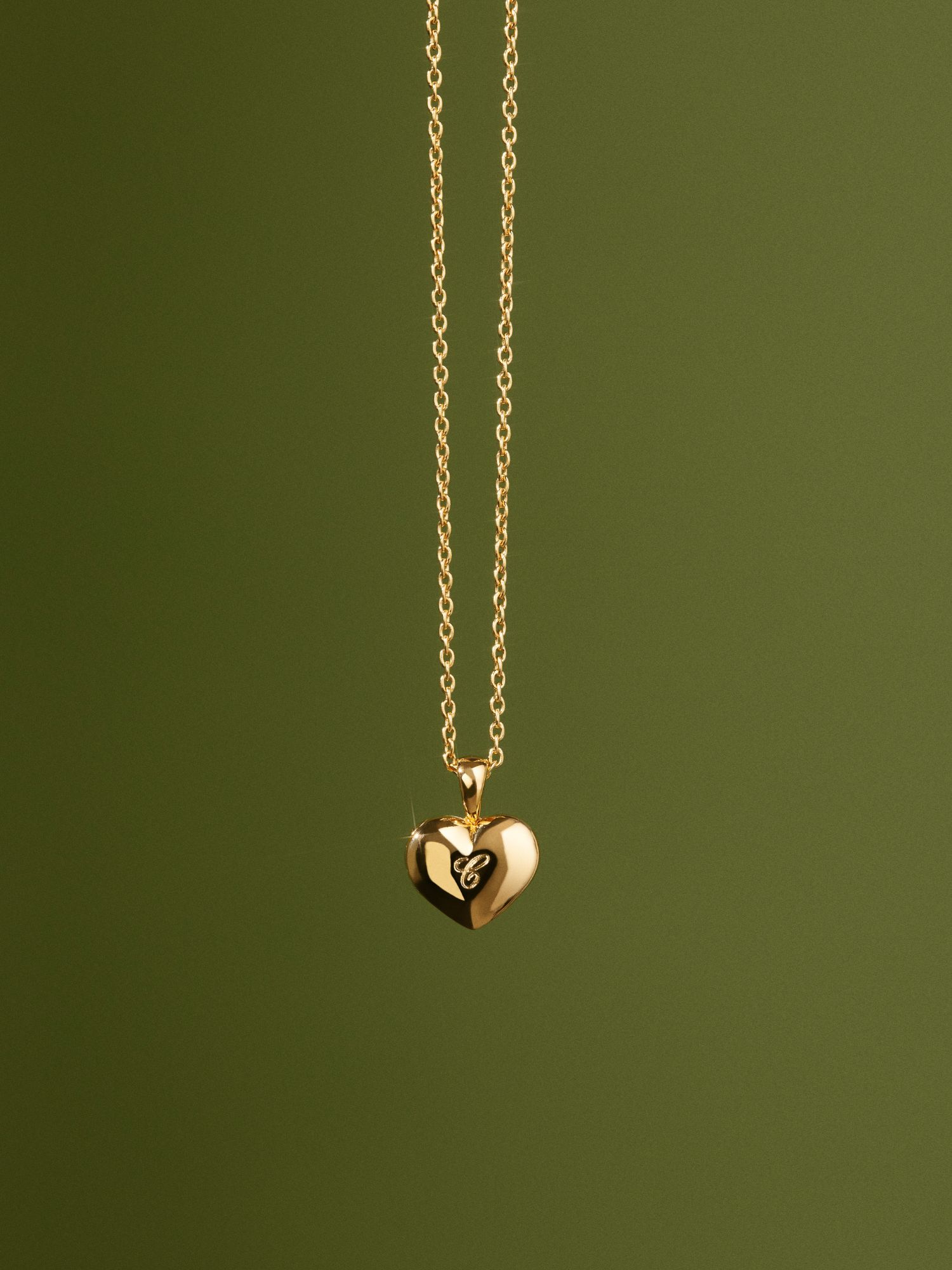 Heart Locket Halsband Gravyr bild 8