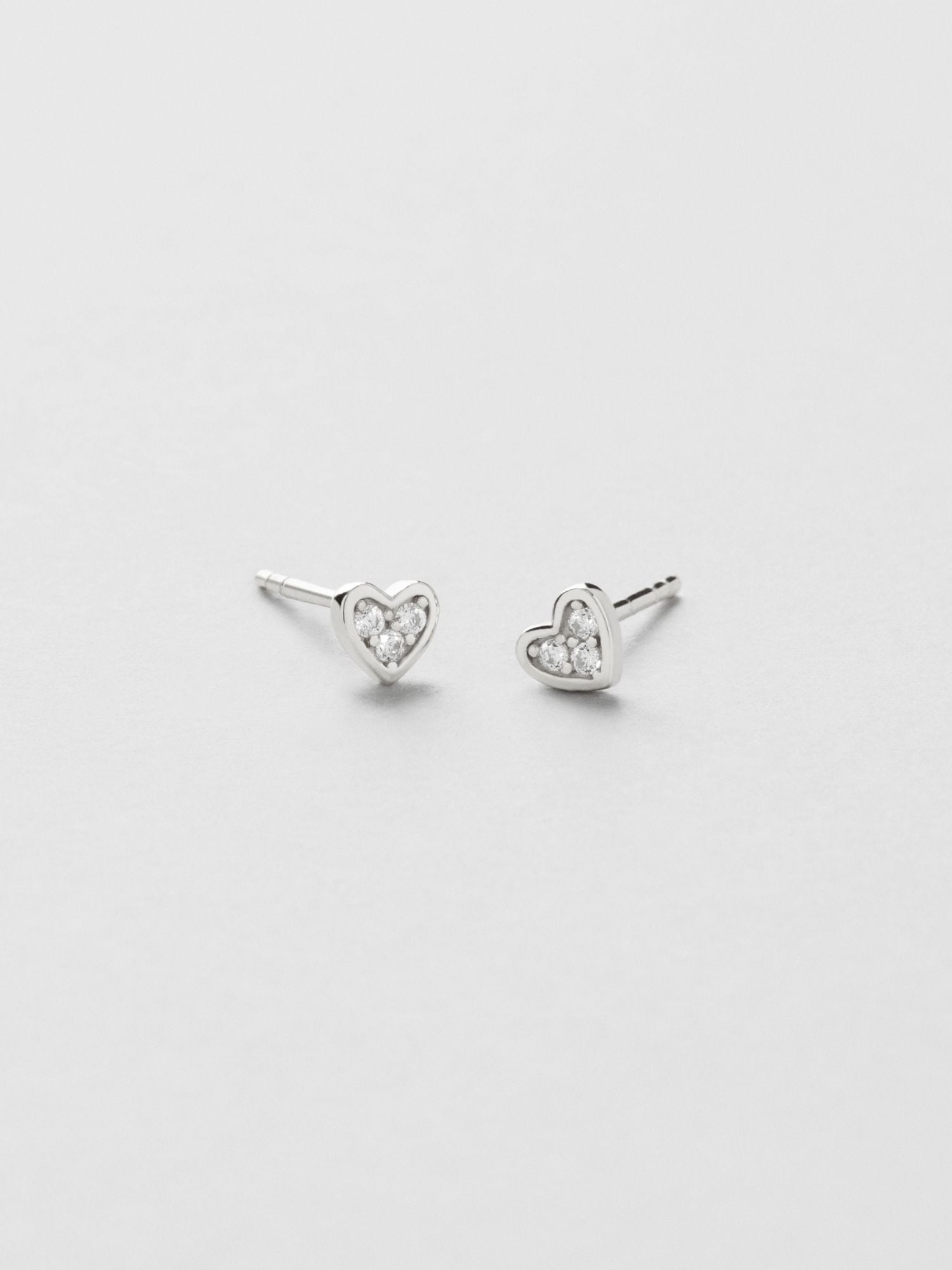 Bling Heart Studs bild 3